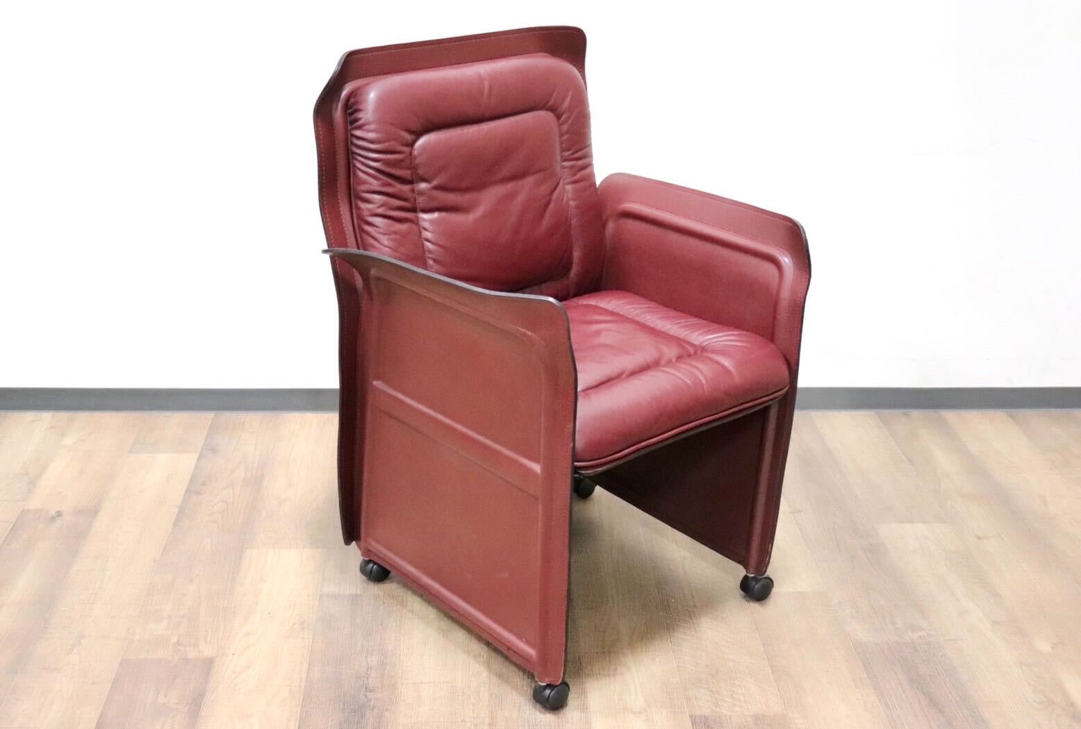 GMGK540A○i4Mariani / クアトロマリアーニ メトーラ イタリア製 ラウンジチェア エグゼクティブチェア 総革 約33万 検)カッシーナ B&B