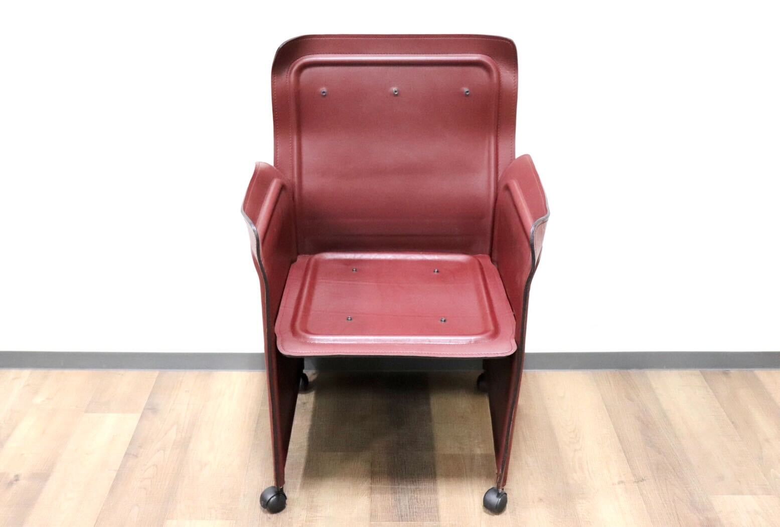 GMGK540A○i4Mariani / クアトロマリアーニ メトーラ イタリア製 ラウンジチェア エグゼクティブチェア 総革 約33万 検)カッシーナ B&B