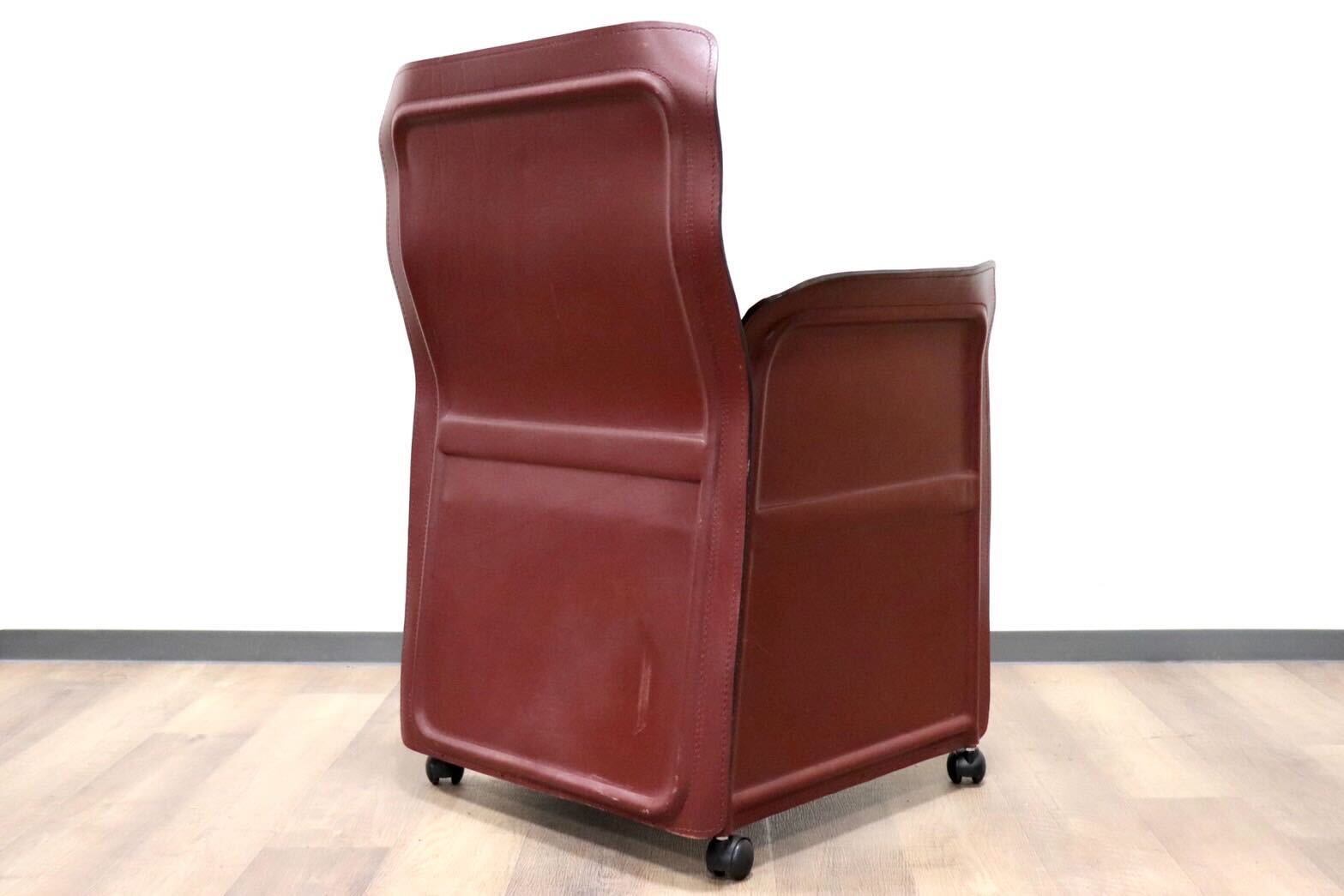 GMGK540A○i4Mariani / クアトロマリアーニ メトーラ イタリア製 ラウンジチェア エグゼクティブチェア 総革 約33万 検)カッシーナ B&B