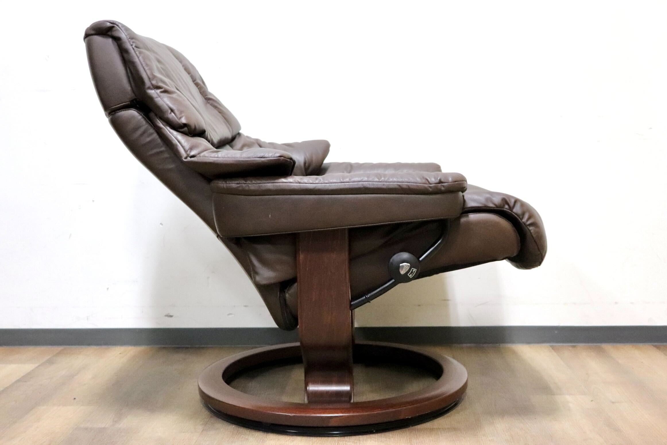 GMHN161○EKORNES / エコーネス RENO ストレスレス レノ パーソナルチェア リクライニングチェア 本革 ブラウン 北欧 ノルウェー Lサイズ
