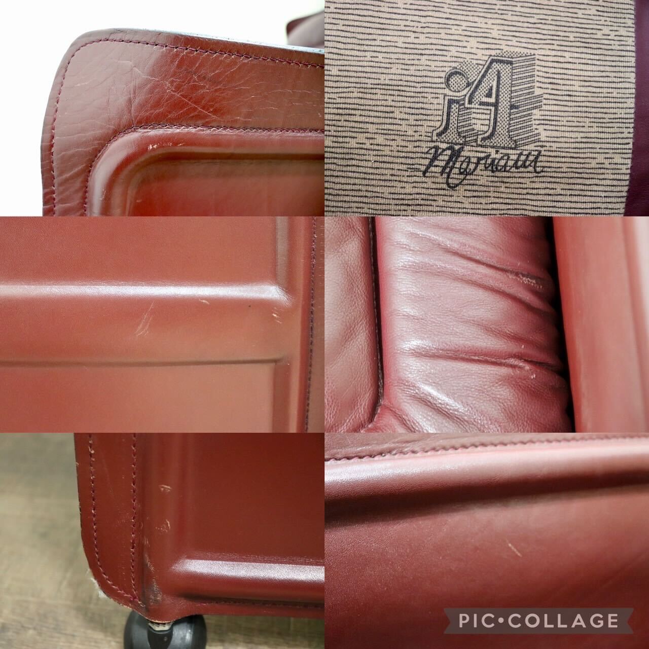 GMGK540A○i4Mariani / クアトロマリアーニ メトーラ イタリア製 ラウンジチェア エグゼクティブチェア 総革 約33万 検)カッシーナ B&B