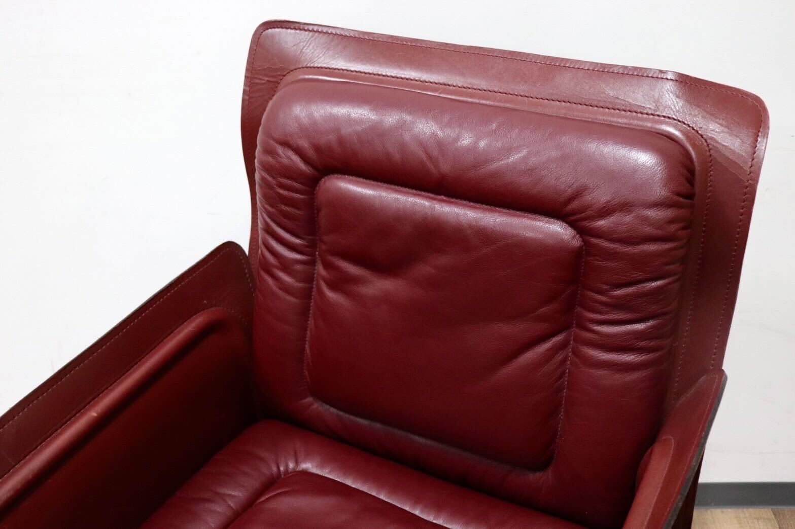 GMGK540B○i4Mariani / クアトロマリアーニ メトーラ イタリア製 ラウンジチェア エグゼクティブチェア 総革 約33万 検)カッシーナ B&B