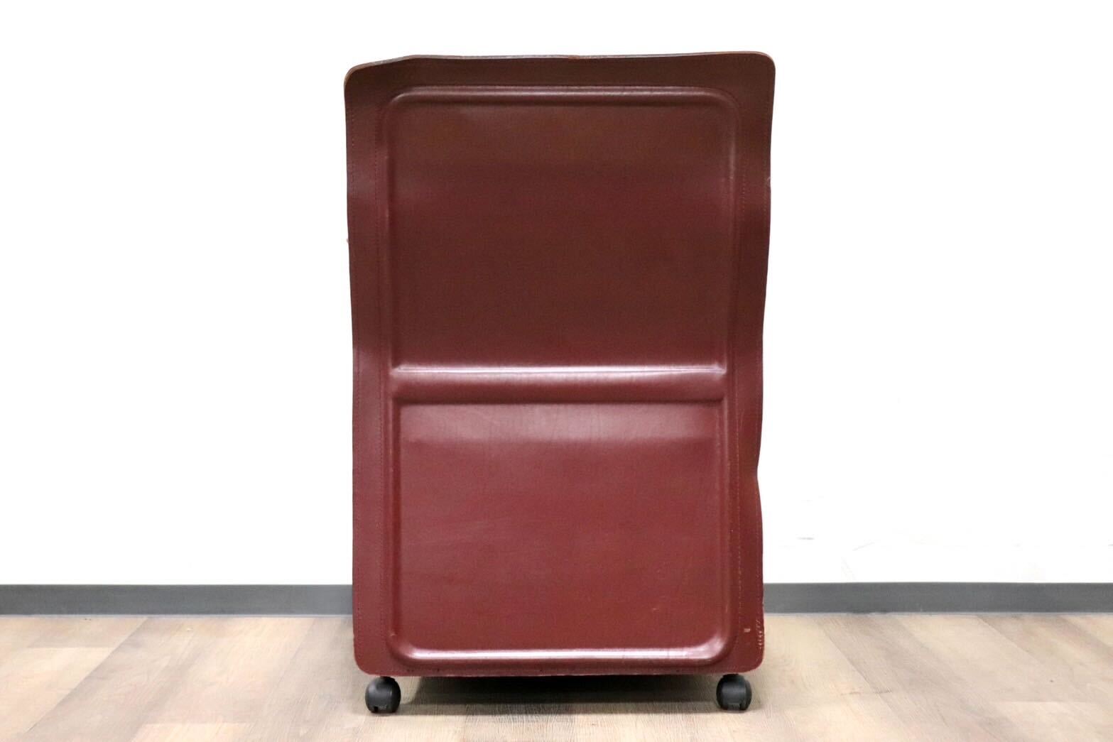 GMGK540B○i4Mariani / クアトロマリアーニ メトーラ イタリア製 ラウンジチェア エグゼクティブチェア 総革 約33万 検)カッシーナ B&B