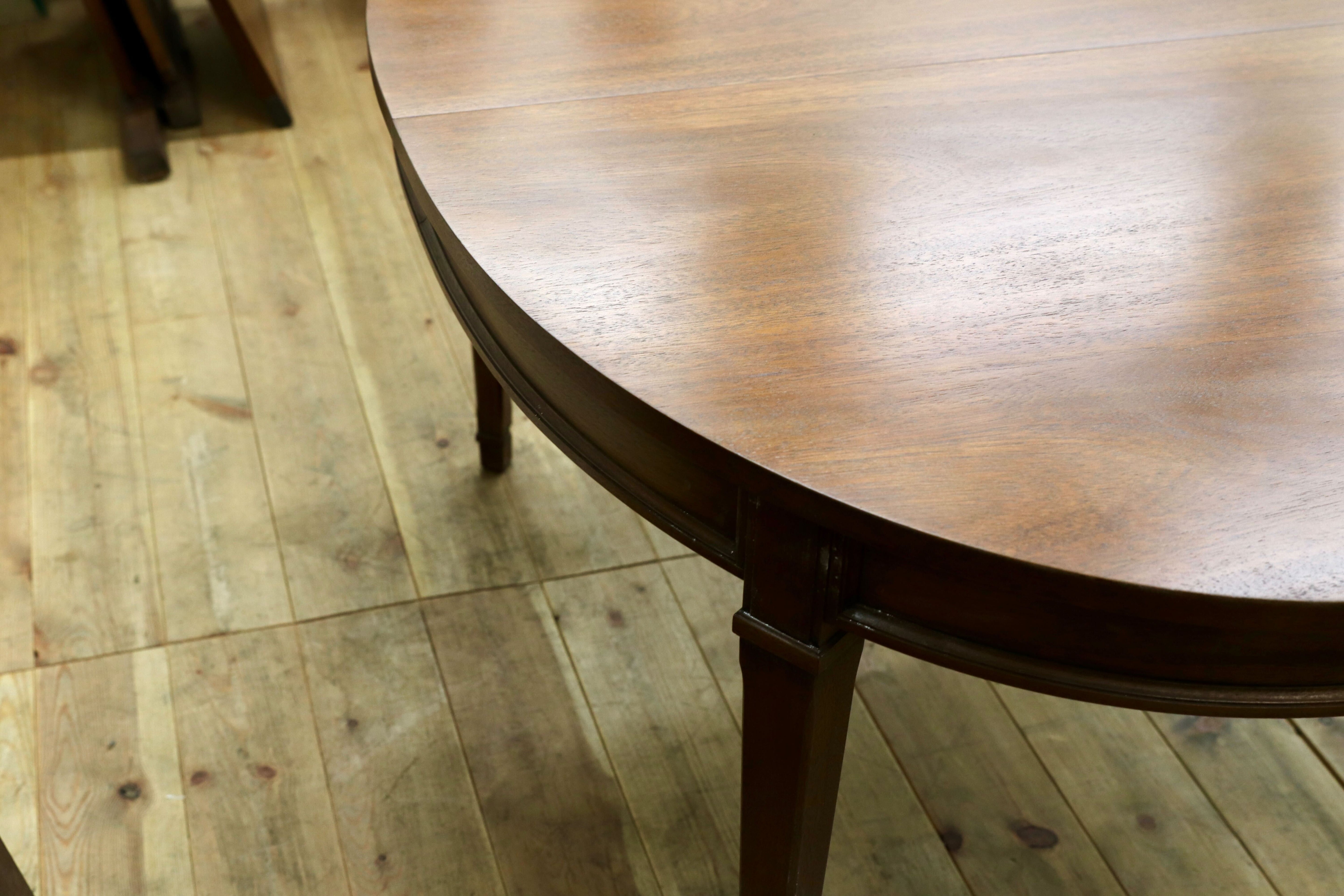 GMIK763○DREXEL HERITAGE / ドレクセルヘリテイジ トライユン エクステンション ダイニングテーブル 食卓テーブル 最高級 リペア済み 稀少