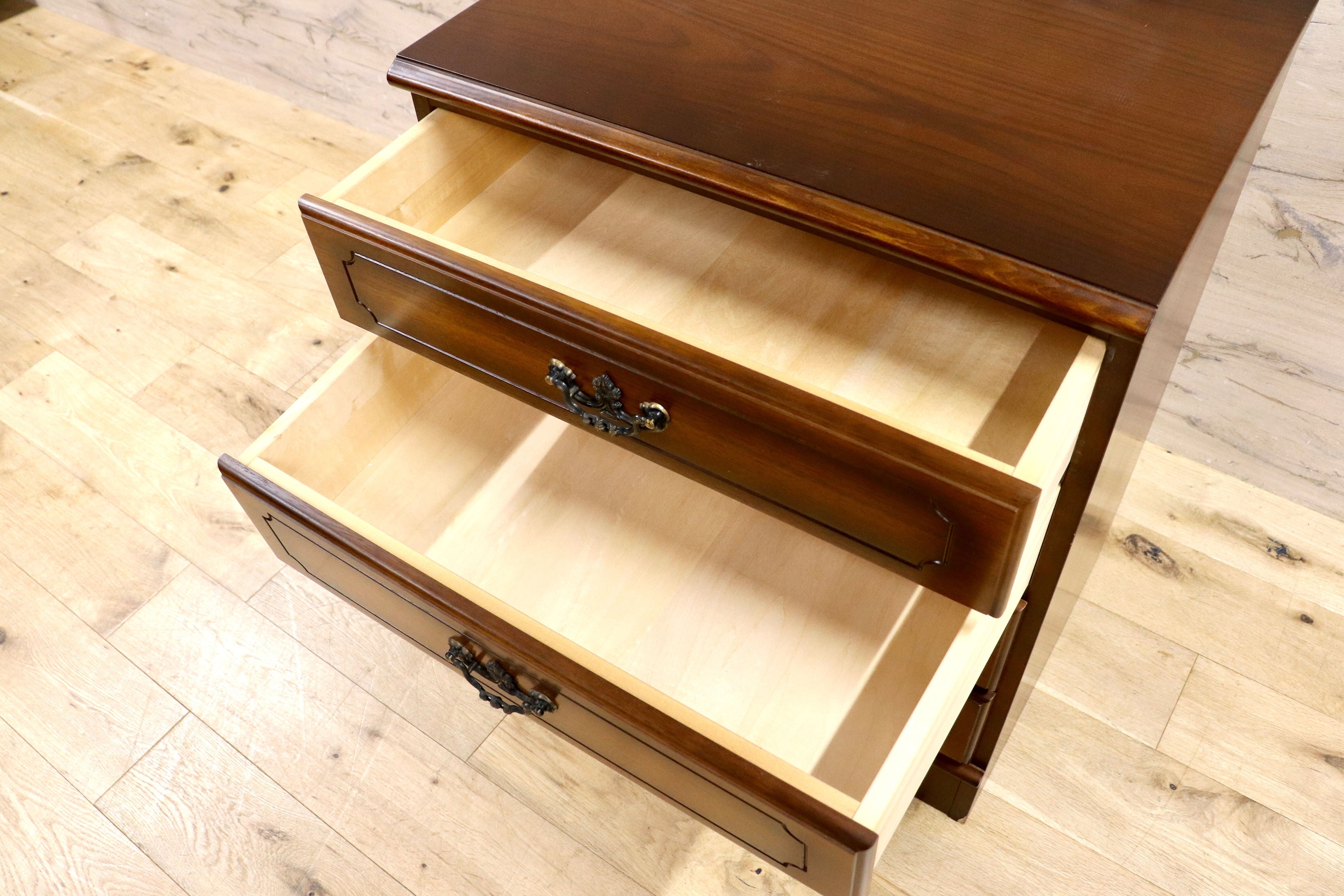 GMIH298○karimoku / カリモク コロニアル サイドチェスト 4段チェスト 収納家具 引き出し収納 チェスト クラシック 国産家具