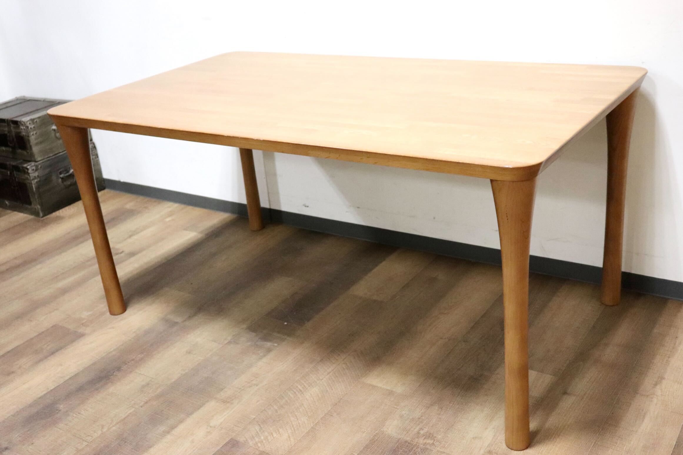 GMHS288○karimoku / カリモク DT5480 ダイニングテーブル 食卓テーブル 作業台 テーブル ナチュラル 天然木 モダン 国産家具 定価約18.5万