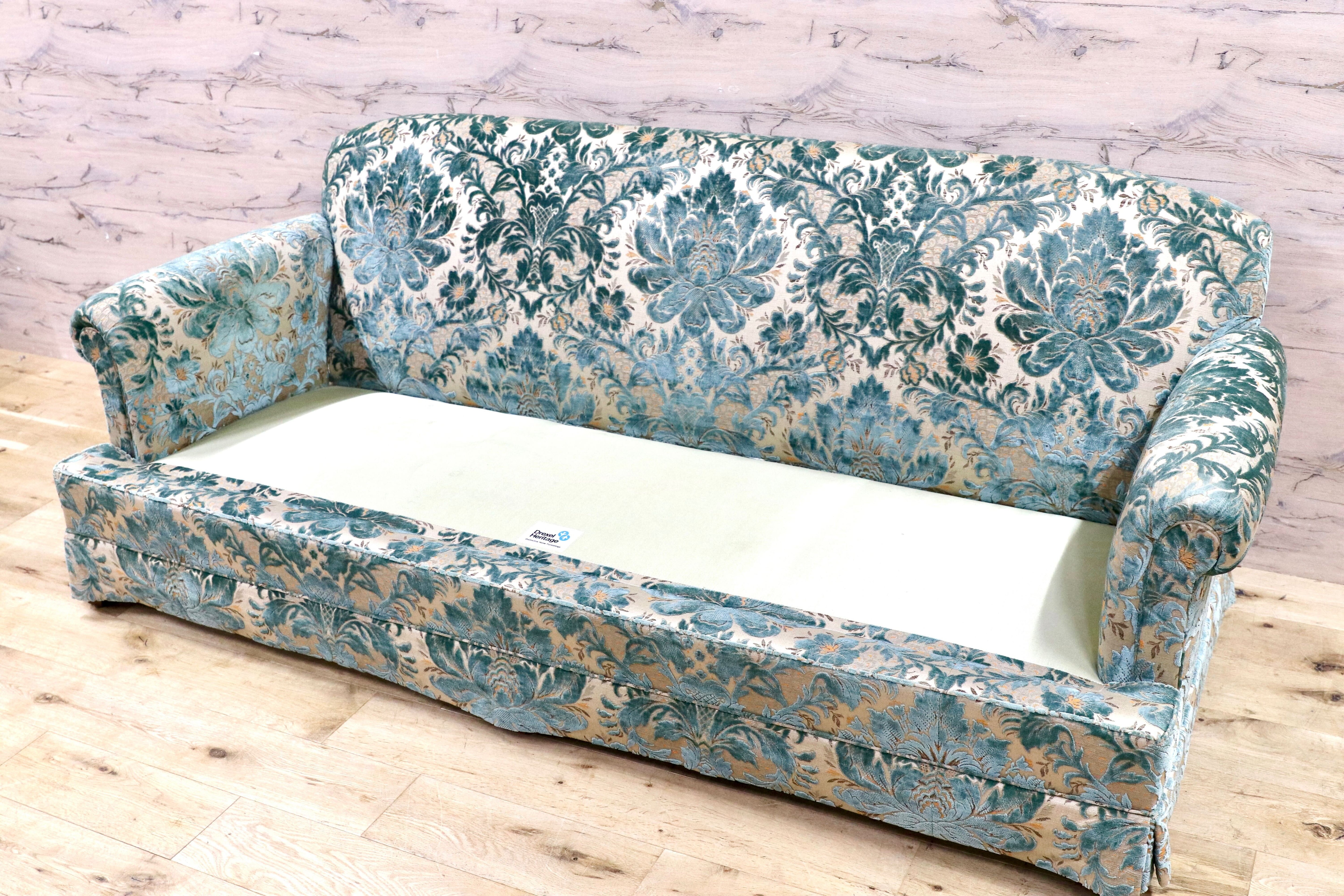 GMIS480○DREXEL HERITAGE / ドレクセルヘリテイジ 3人掛けソファ トリプルソファ USA 最高級 クラシック 定価約130万 美品