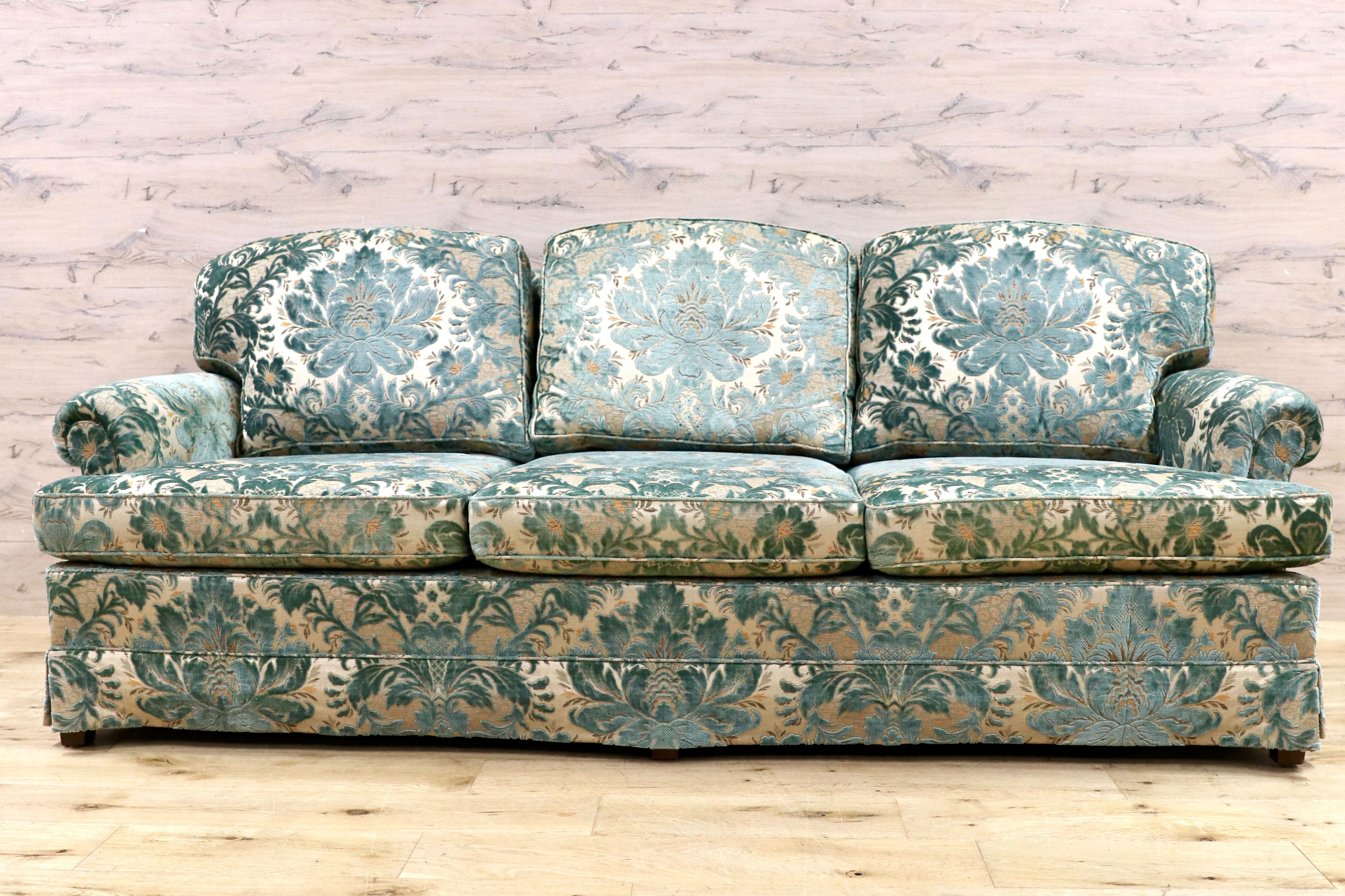 GMIS480○DREXEL HERITAGE / ドレクセルヘリテイジ 3人掛けソファ トリプルソファ USA 最高級 クラシック 定価約130万 美品