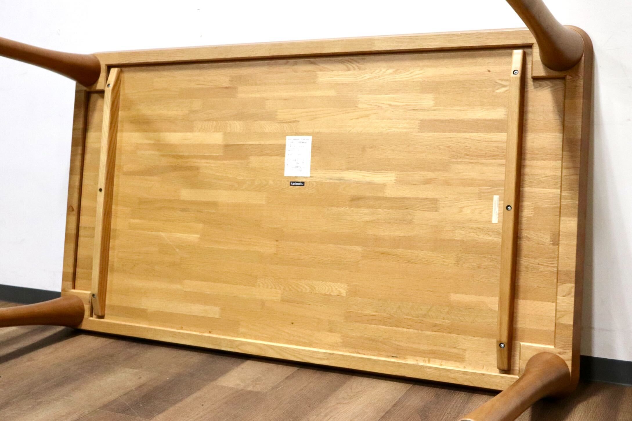 GMHS288○karimoku / カリモク DT5480 ダイニングテーブル 食卓テーブル 作業台 テーブル ナチュラル 天然木 モダン 国産家具 定価約18.5万