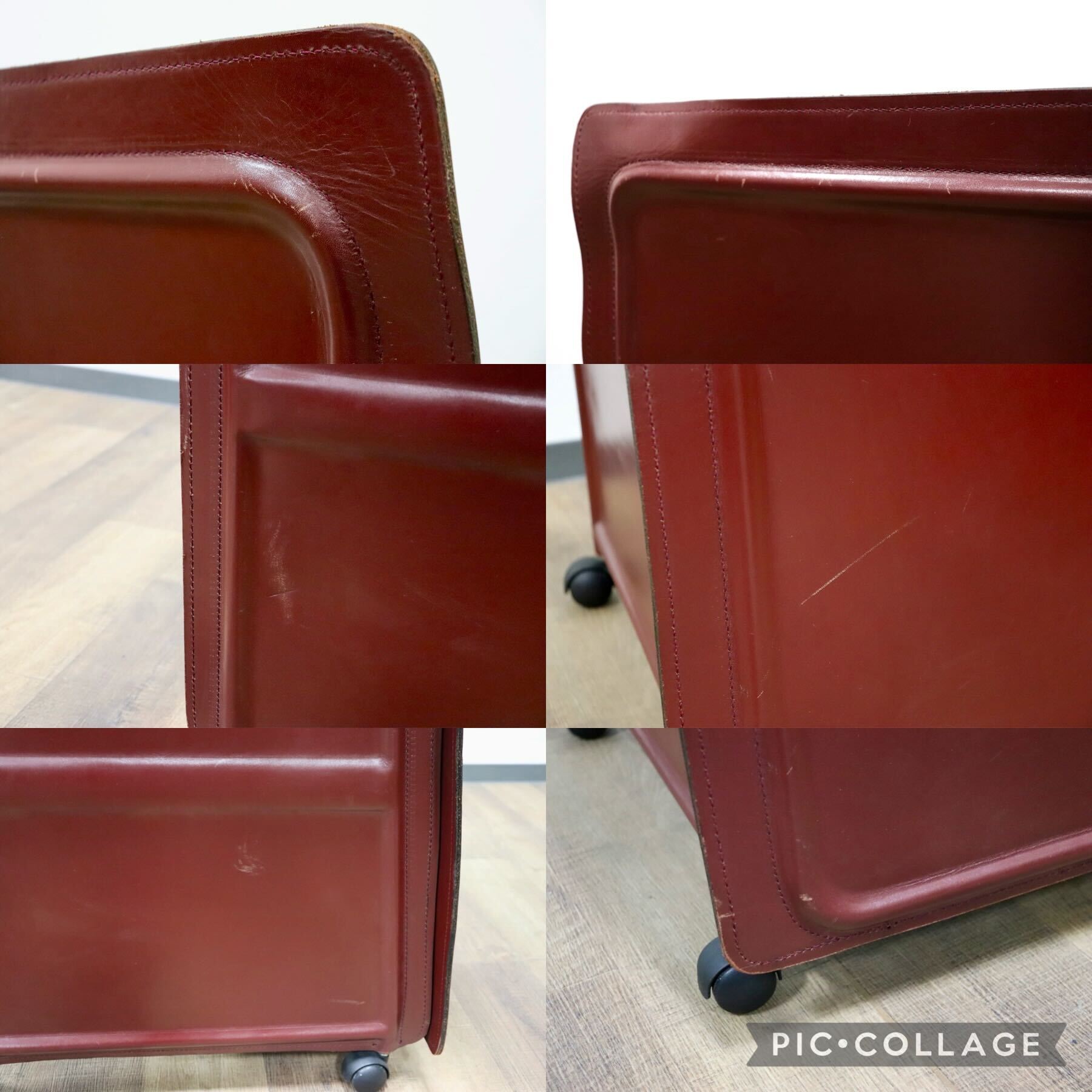 GMGK540C○i4Mariani / クアトロマリアーニ メトーラ イタリア製 ラウンジチェア エグゼクティブチェア 総革 約33万 検)カッシーナ B&B