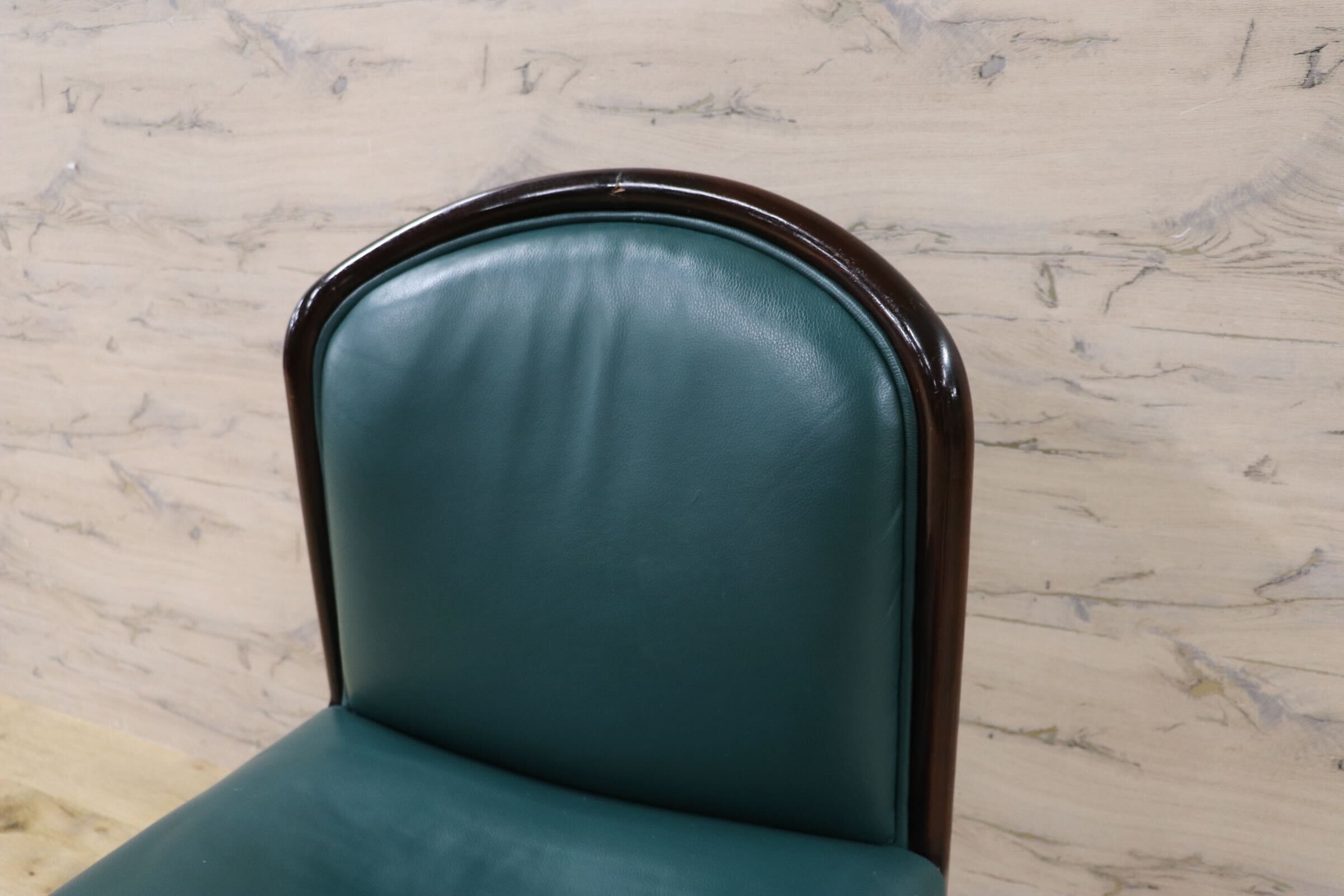 GMHH473E○CONDE HOUSE / カンディハウス インテリアセンター クイーン ダイニングチェア 椅子 レザー 北海道旭川 ビンテージ