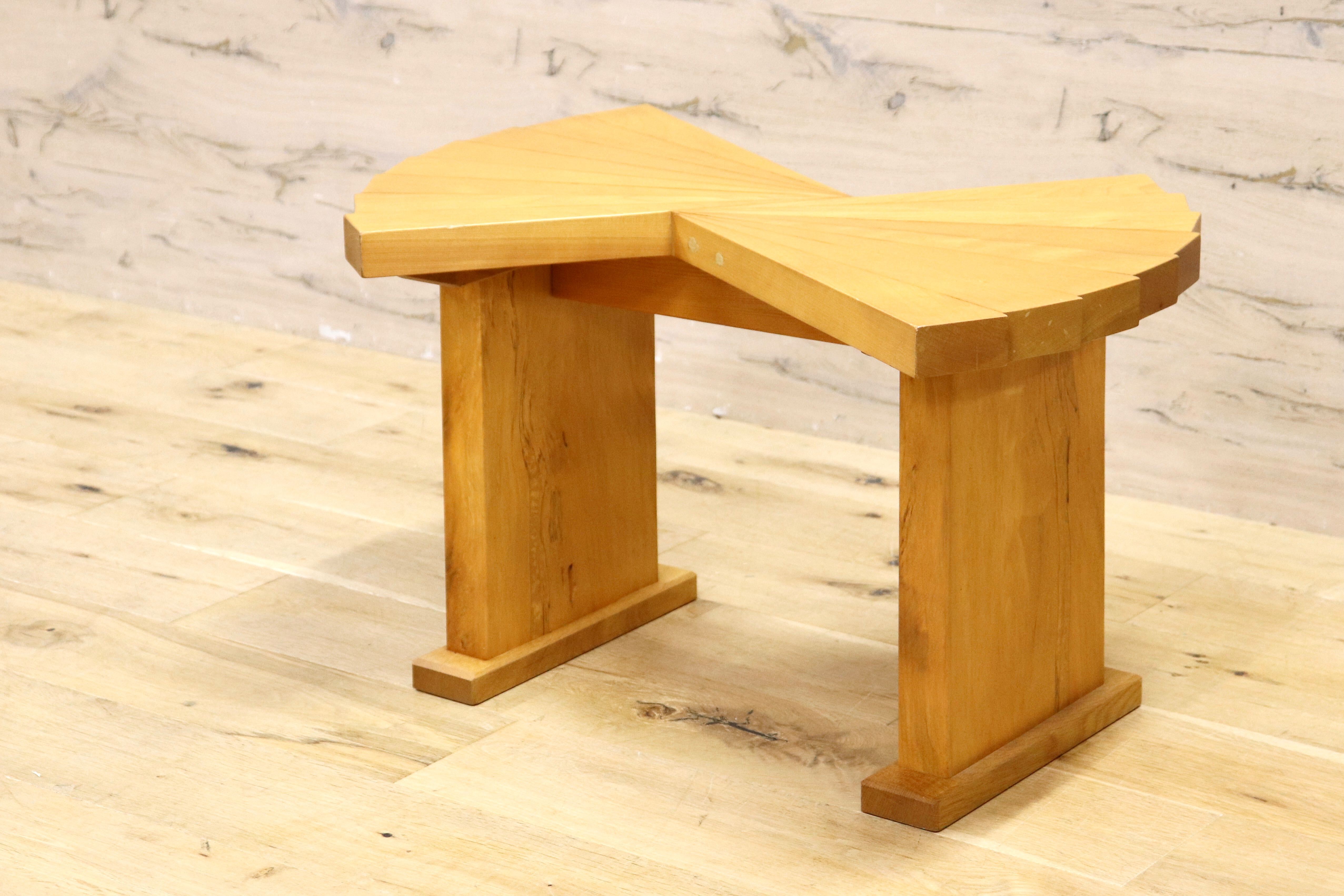 GMIH307○木製 デザインスツール 踏み台 椅子 腰掛け 花台 飾り台 スツール インテリア ナチュラル モダン 木製家具