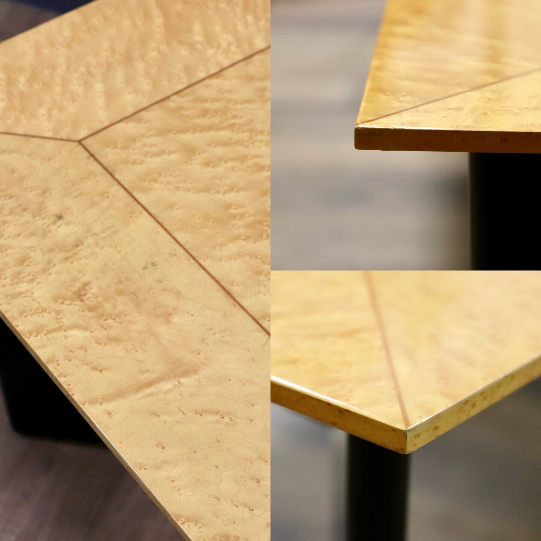 GMGK435○IDC大塚家具 スプレンダー センターテーブル リビングテーブル バーズアイメープル 定価約21万 クラシック エレガント 高級家具