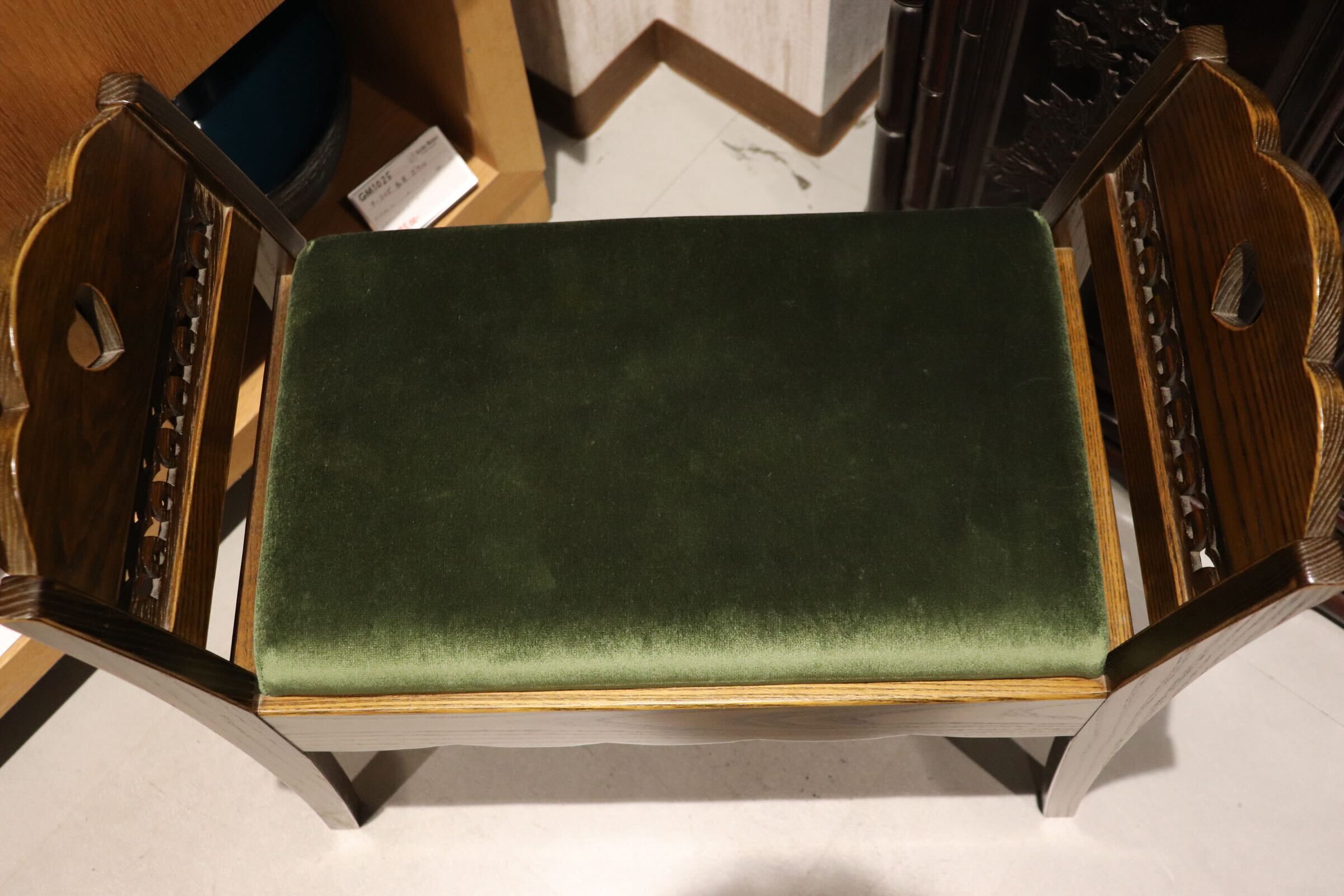 GMIK706B◯パリの雑貨屋 インテルナ南條 Fシリーズ ベンチボックス チェア スツール 木製 フレンチカントリー 定価約5.7万