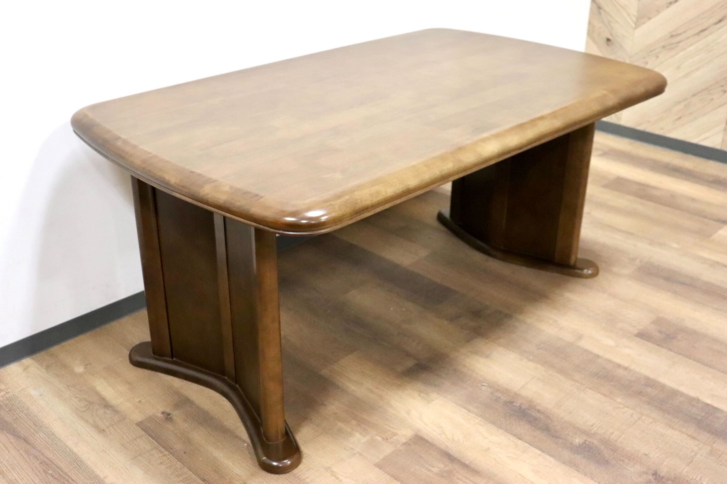 GMGS264○karimoku / カリモク ダイニングテーブル 食卓テーブル テーブル 机 作業台 天然木 和モダン レトロ カントリー 国産家具