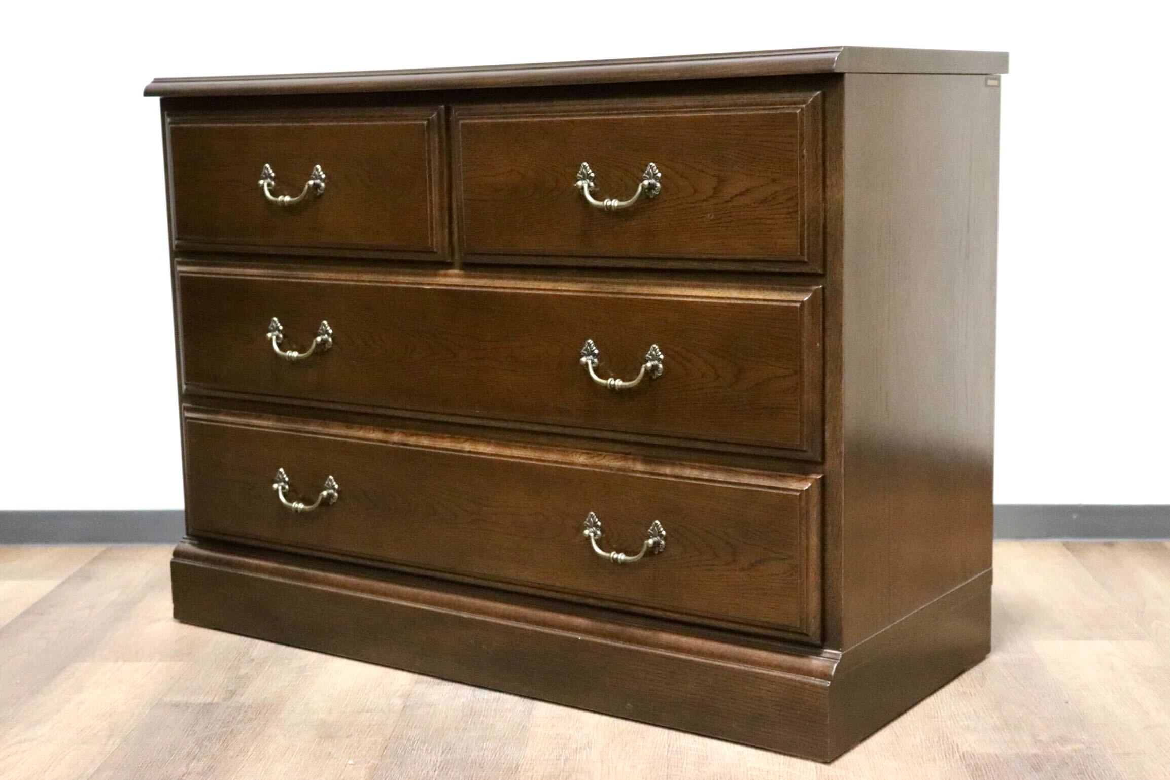 GMHN91A○domani / ドマーニ QUEENS LIFE クイーンズライフ 3段チェスト 整理箪笥 収納家具 オーク材 カリモク最高峰 定価約25万