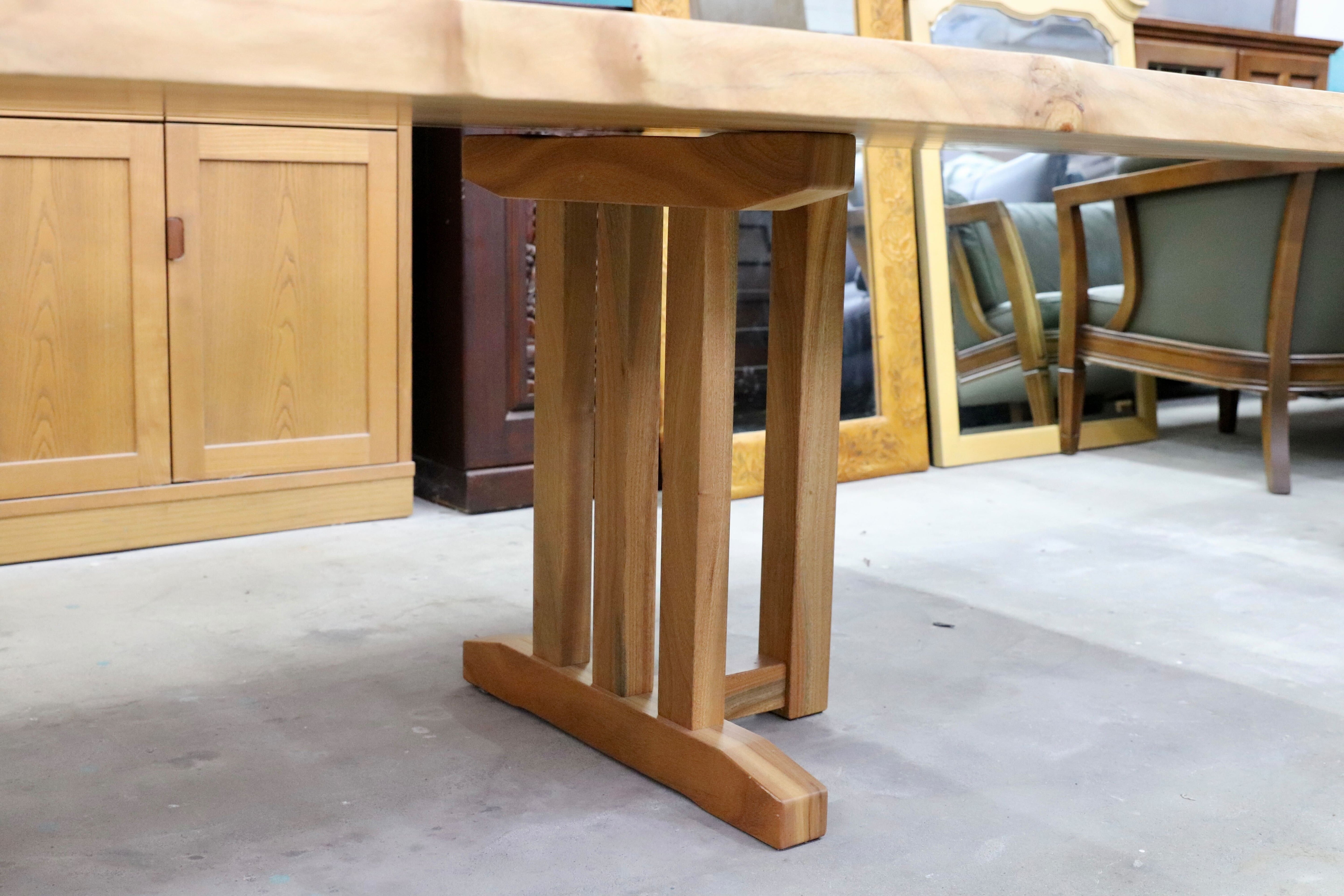 GMIH337○楠 一枚板 ナチュラル モダン ダイニングテーブル 食卓テーブル 定価約65万 モデルルーム展示品