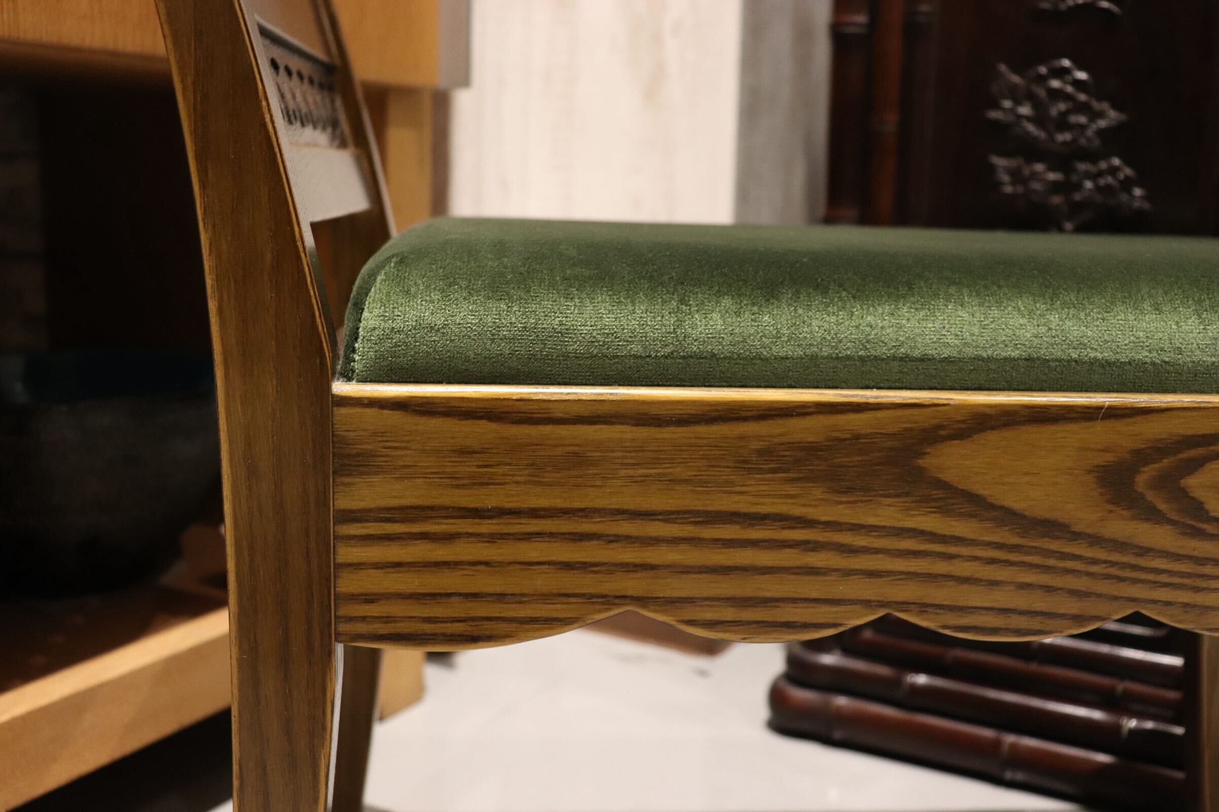 GMIK706B◯パリの雑貨屋 インテルナ南條 Fシリーズ ベンチボックス チェア スツール 木製 フレンチカントリー 定価約5.7万