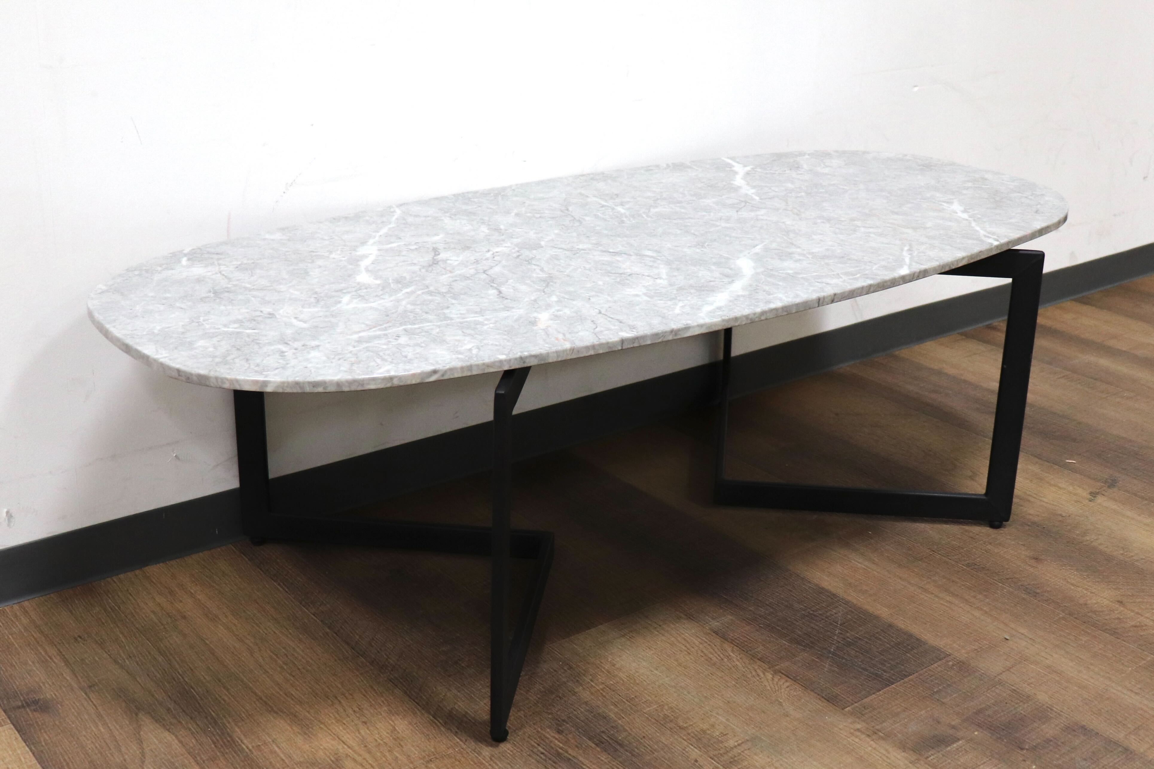 GMHS107A○桜屋工業 LT-87-110 リビングテーブル センターテーブル コーヒーテーブル ローテーブル 机 大理石柄 ストーン 定価約4万 展示品