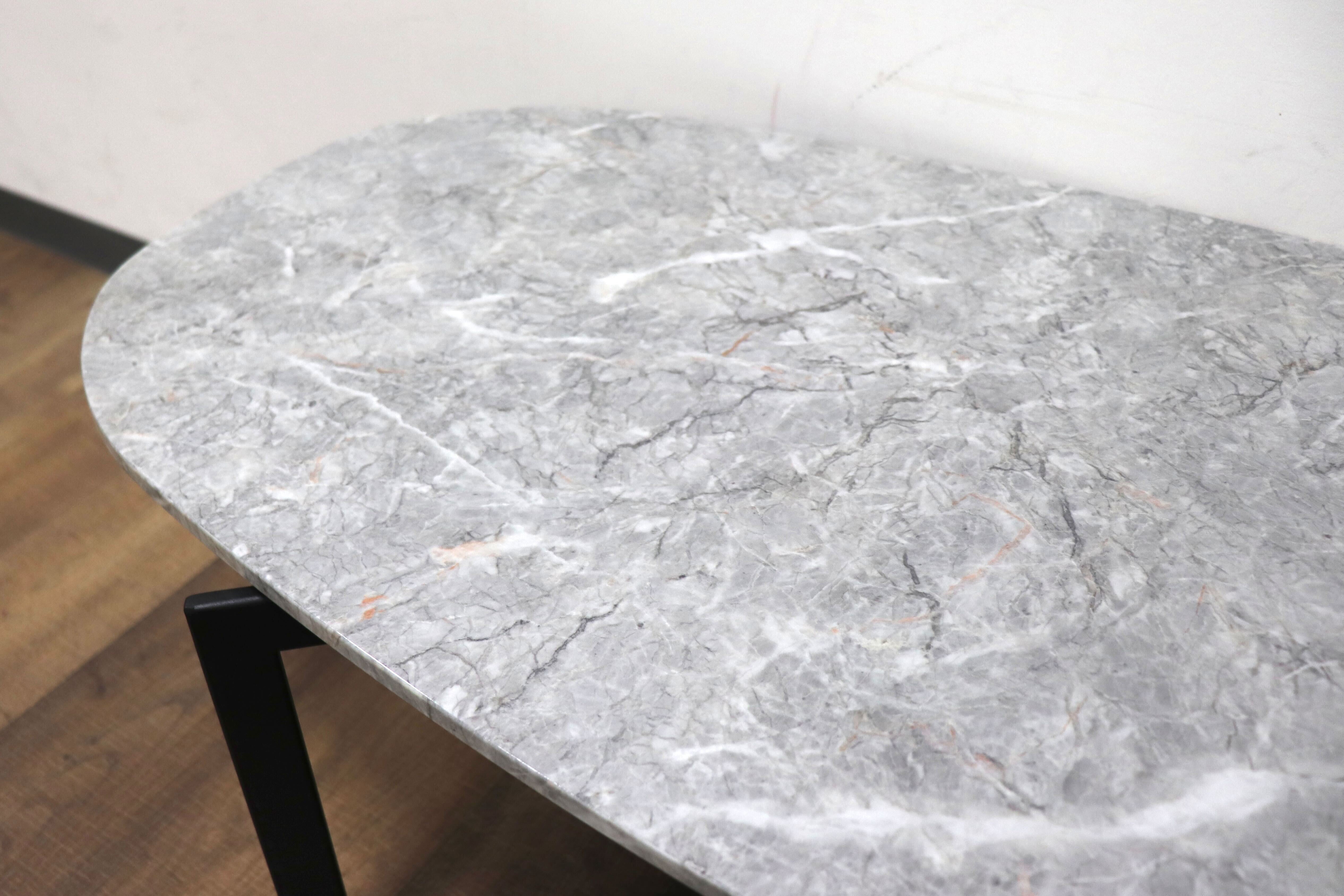 GMHS107A○桜屋工業 LT-87-110 リビングテーブル センターテーブル コーヒーテーブル ローテーブル 机 大理石柄 ストーン 定価約4万 展示品