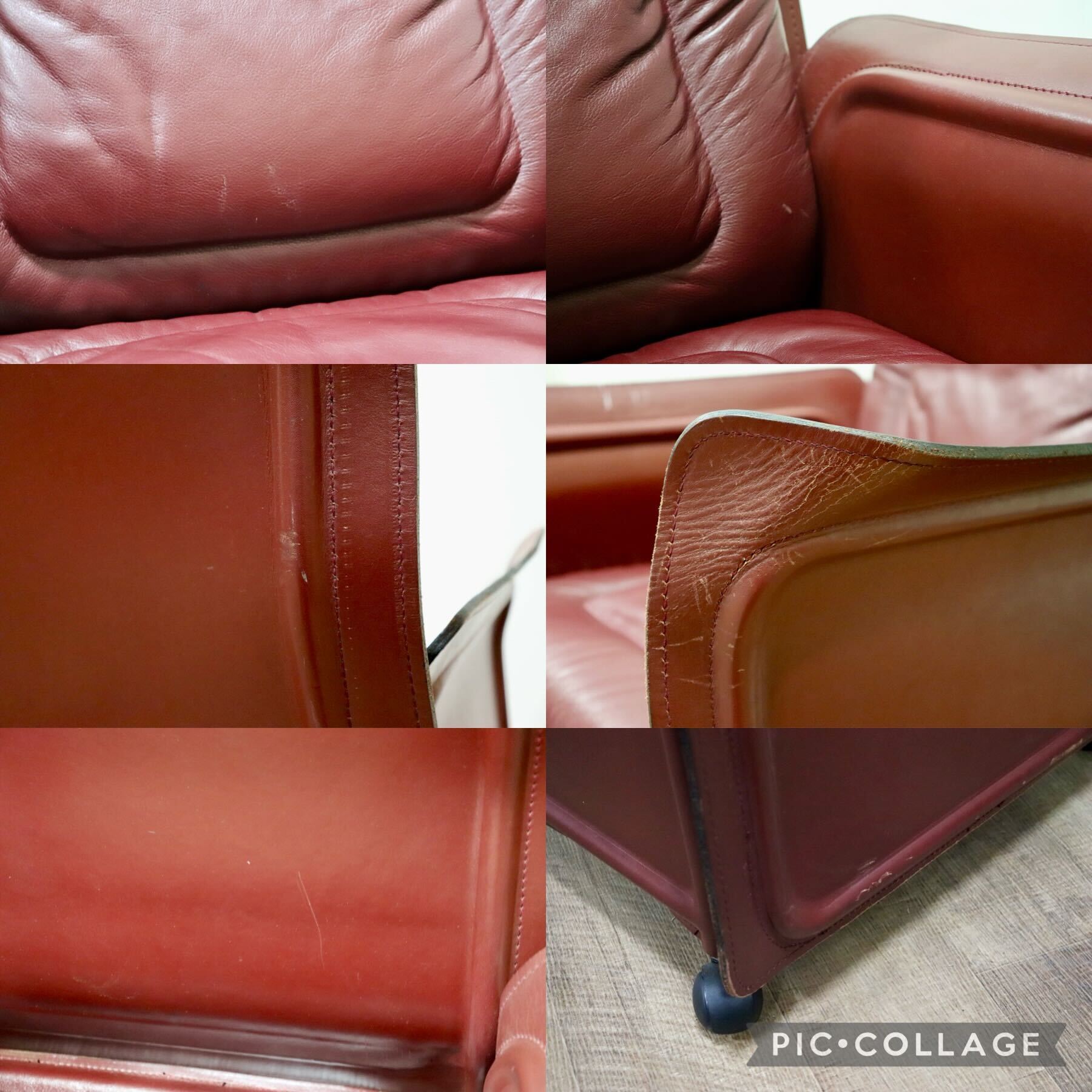 GMGK540D○i4Mariani / クアトロマリアーニ メトーラ イタリア製 ラウンジチェア エグゼクティブチェア 総革 約33万 検)カッシーナ B&B