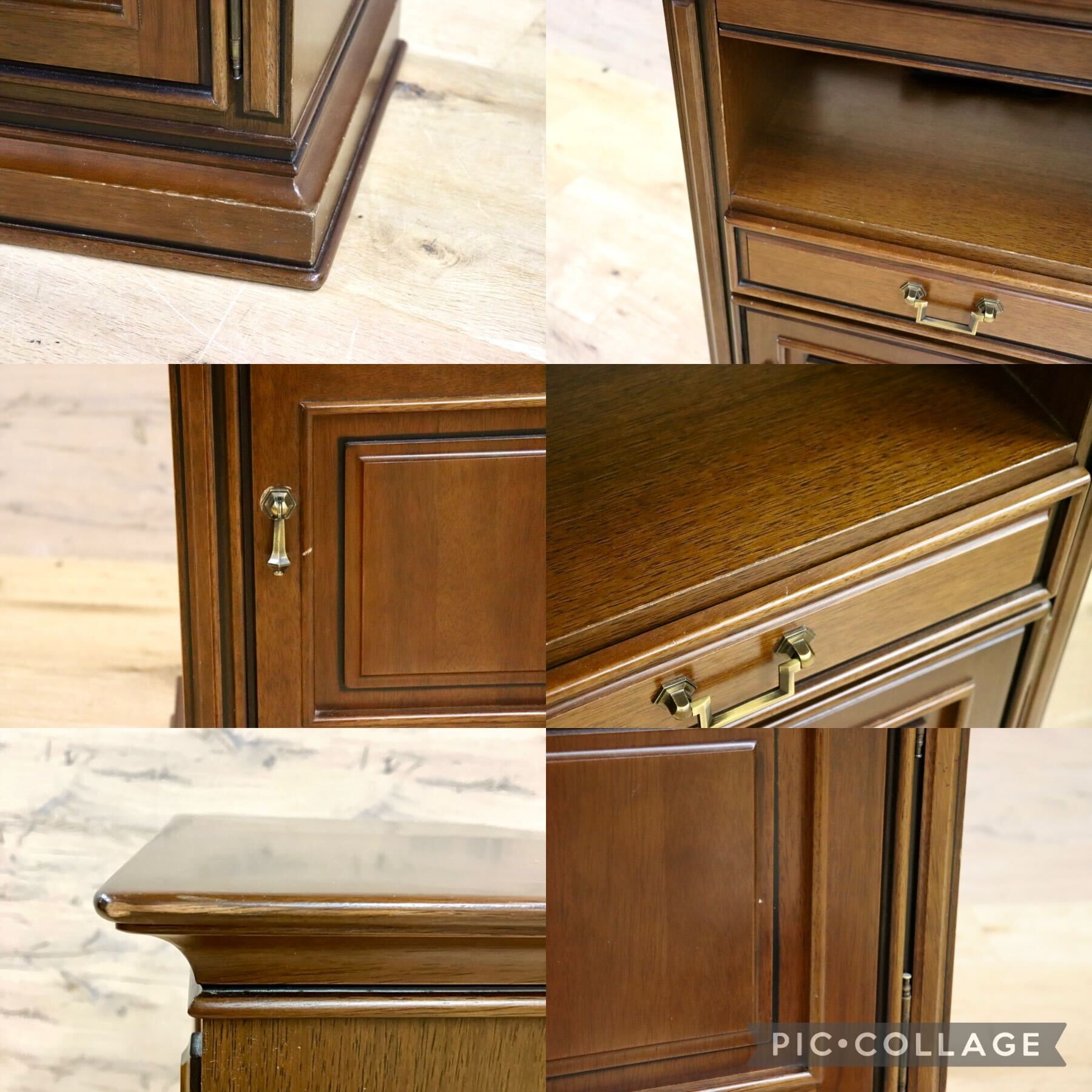 GMHS207A○maruni / マルニ 地中海 ROYAL ロイヤル 電話台 飾り棚 花台 マルニ最高峰 FAX台 クラシック