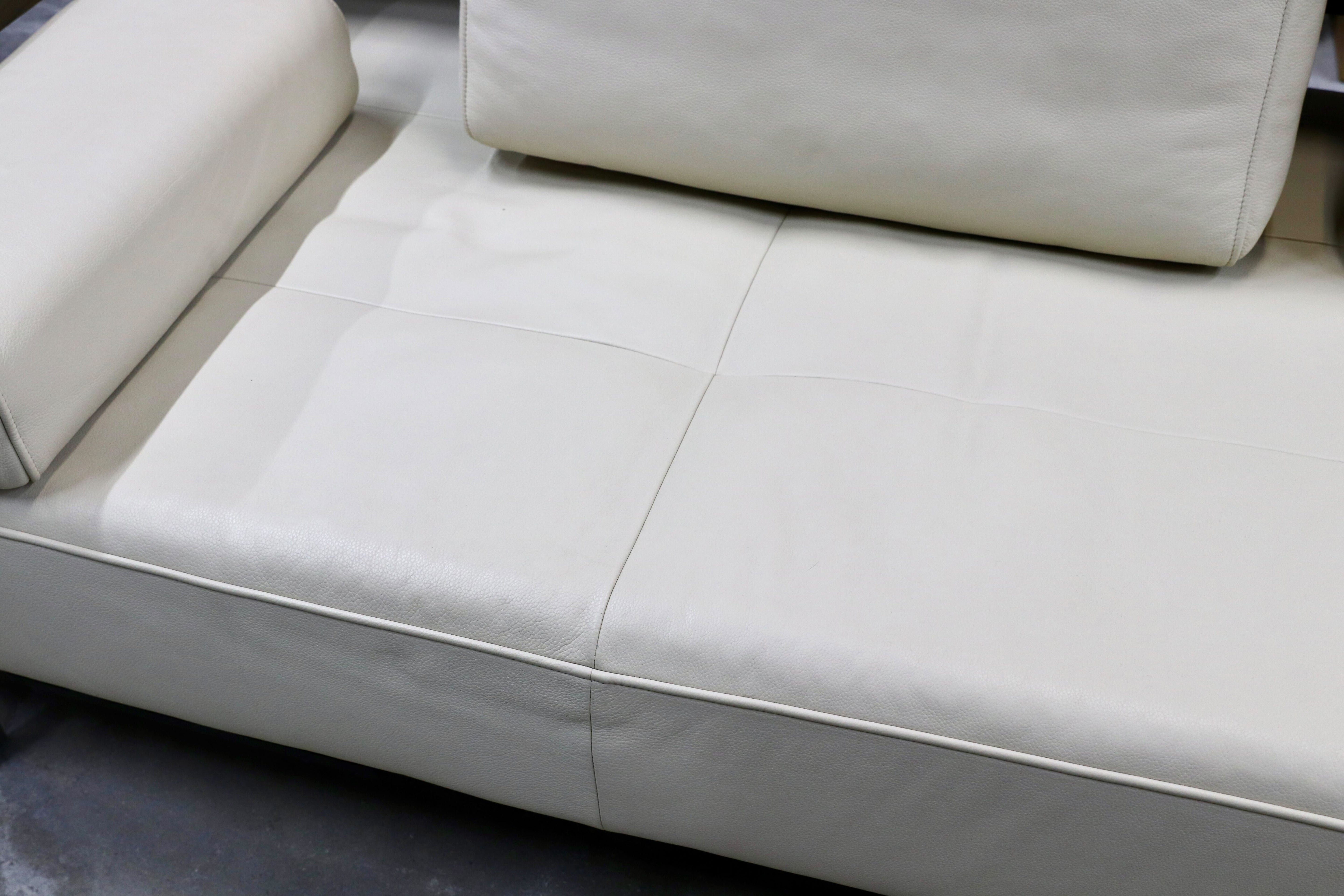 GMIS367○ROLF BENZ / ロルフベンツ DONO ドノ カウチソファ シェーズロング 本革 IDC大塚家具 左肘ロング 3人掛けソファ 定価約150万