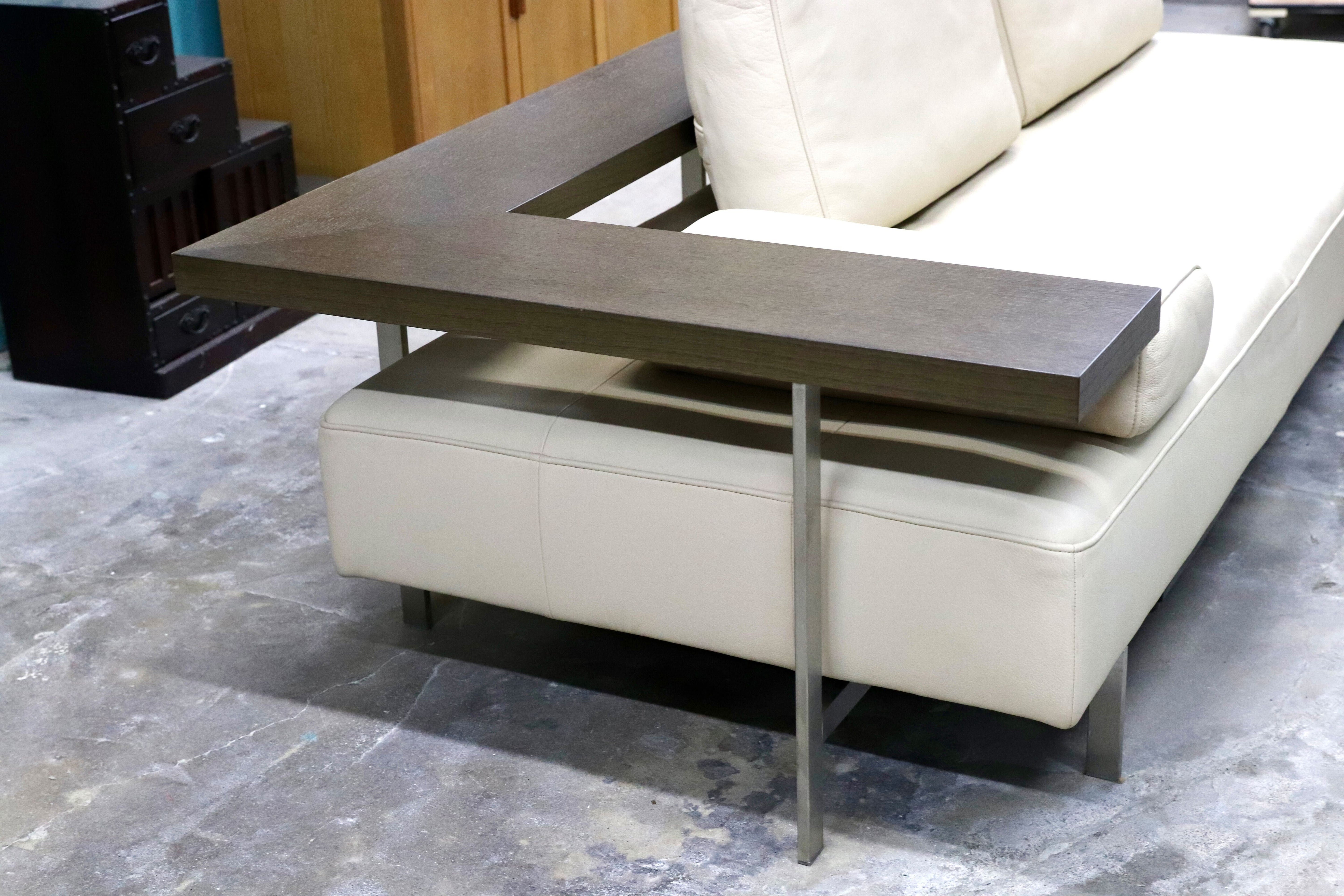 GMIS367○ROLF BENZ / ロルフベンツ DONO ドノ カウチソファ シェーズロング 本革 IDC大塚家具 左肘ロング 3人掛けソファ 定価約150万