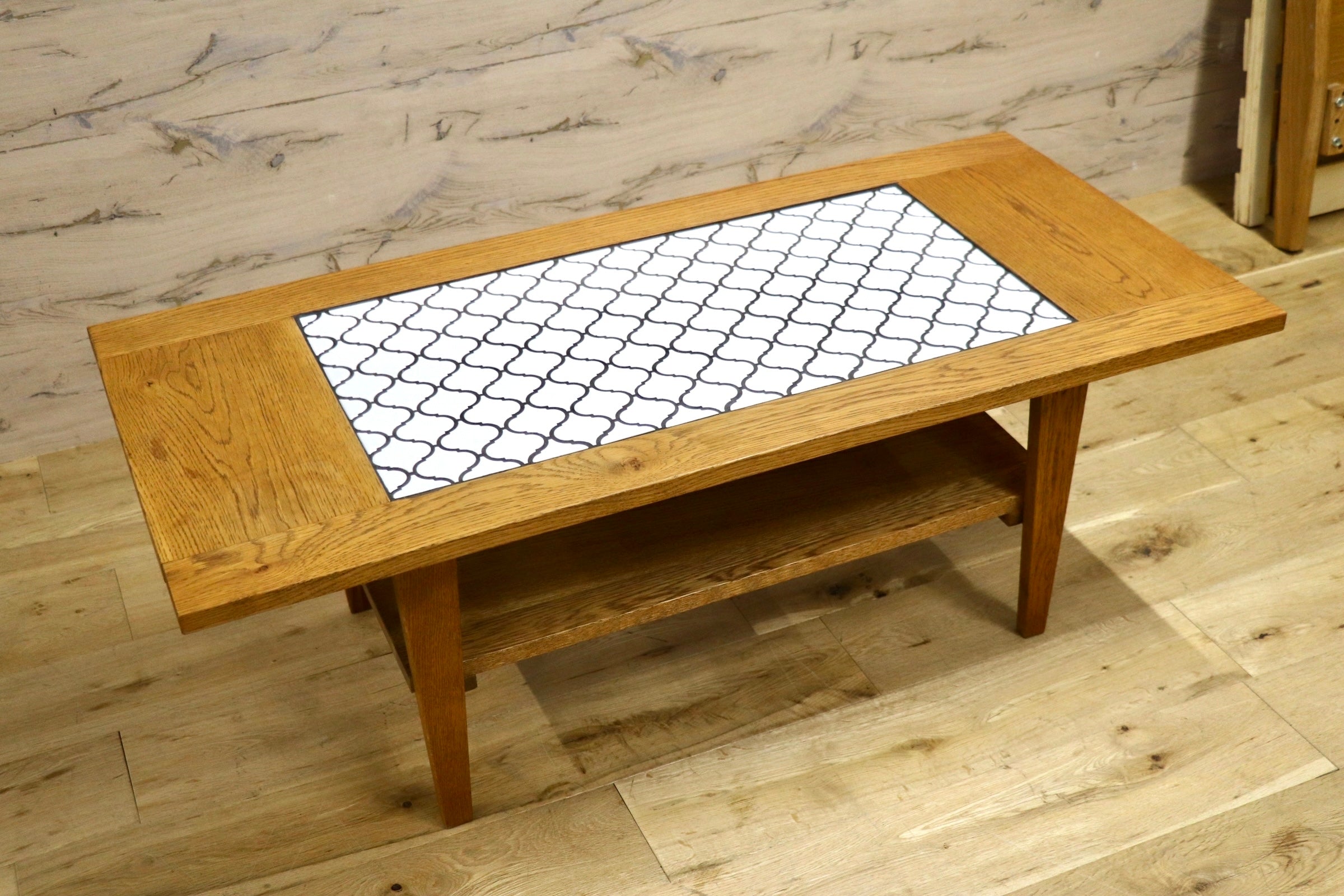 GMJH271○SWITCH / スウィッチ Tile Living Table センターテーブル リビングテーブル ホワイトオーク無垢材 モダン 展示品
