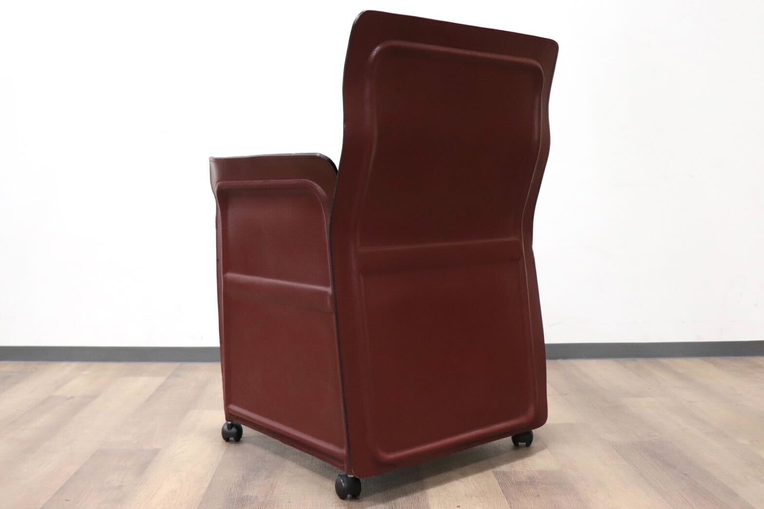 GMGK540E○i4Mariani / クアトロマリアーニ メトーラ イタリア製 ラウンジチェア エグゼクティブチェア 総革 約33万 検)カッシーナ B&B