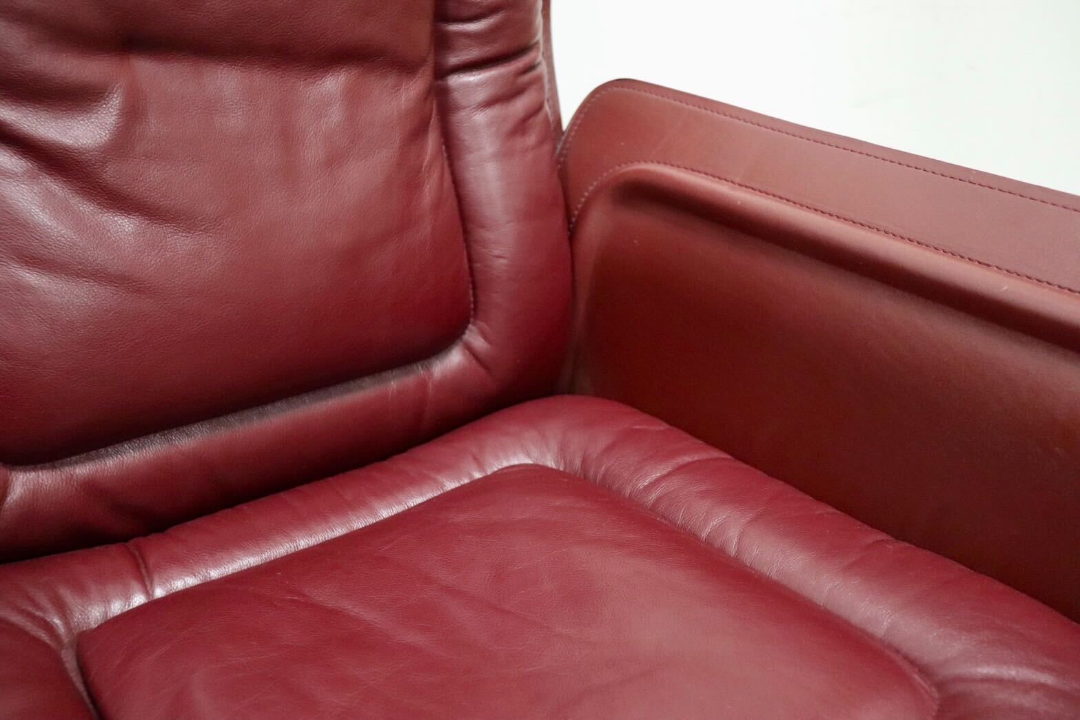 GMGK540F○i4Mariani / クアトロマリアーニ メトーラ イタリア製 ラウンジチェア エグゼクティブチェア 総革 約33万 検)カッシーナ B&B