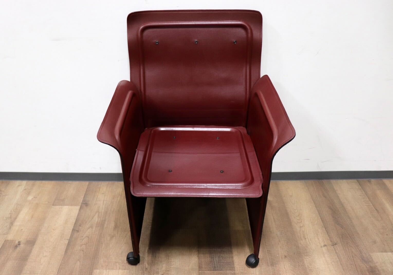 GMGK540F○i4Mariani / クアトロマリアーニ メトーラ イタリア製 ラウンジチェア エグゼクティブチェア 総革 約33万 検)カッシーナ B&B