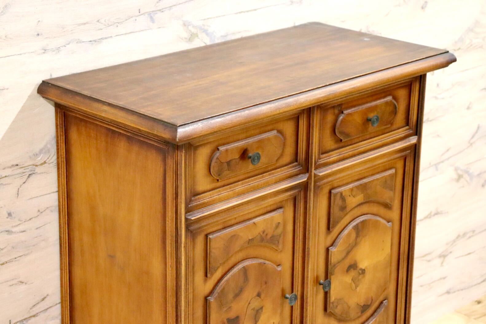 GMHS174○西洋アンティーク スリッパラック 飾り台 花台 電話台 収納家具 玄関収納 ヴィンテージ クラシック