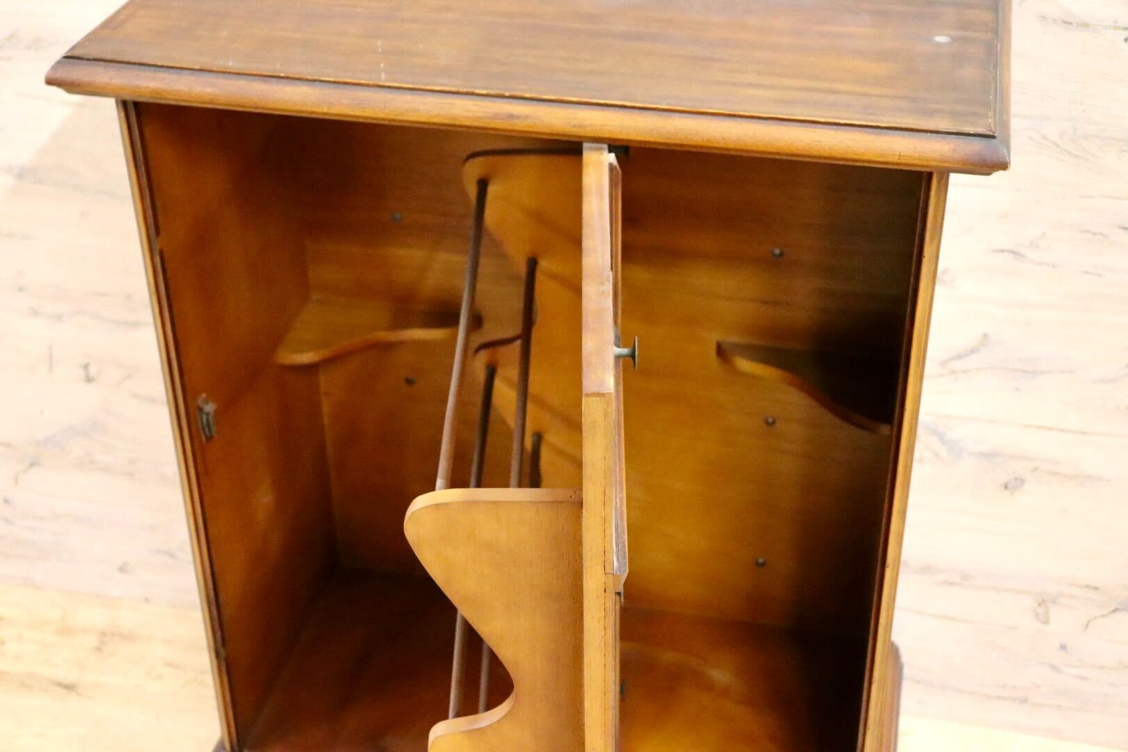 GMHS174○西洋アンティーク スリッパラック 飾り台 花台 電話台 収納家具 玄関収納 ヴィンテージ クラシック