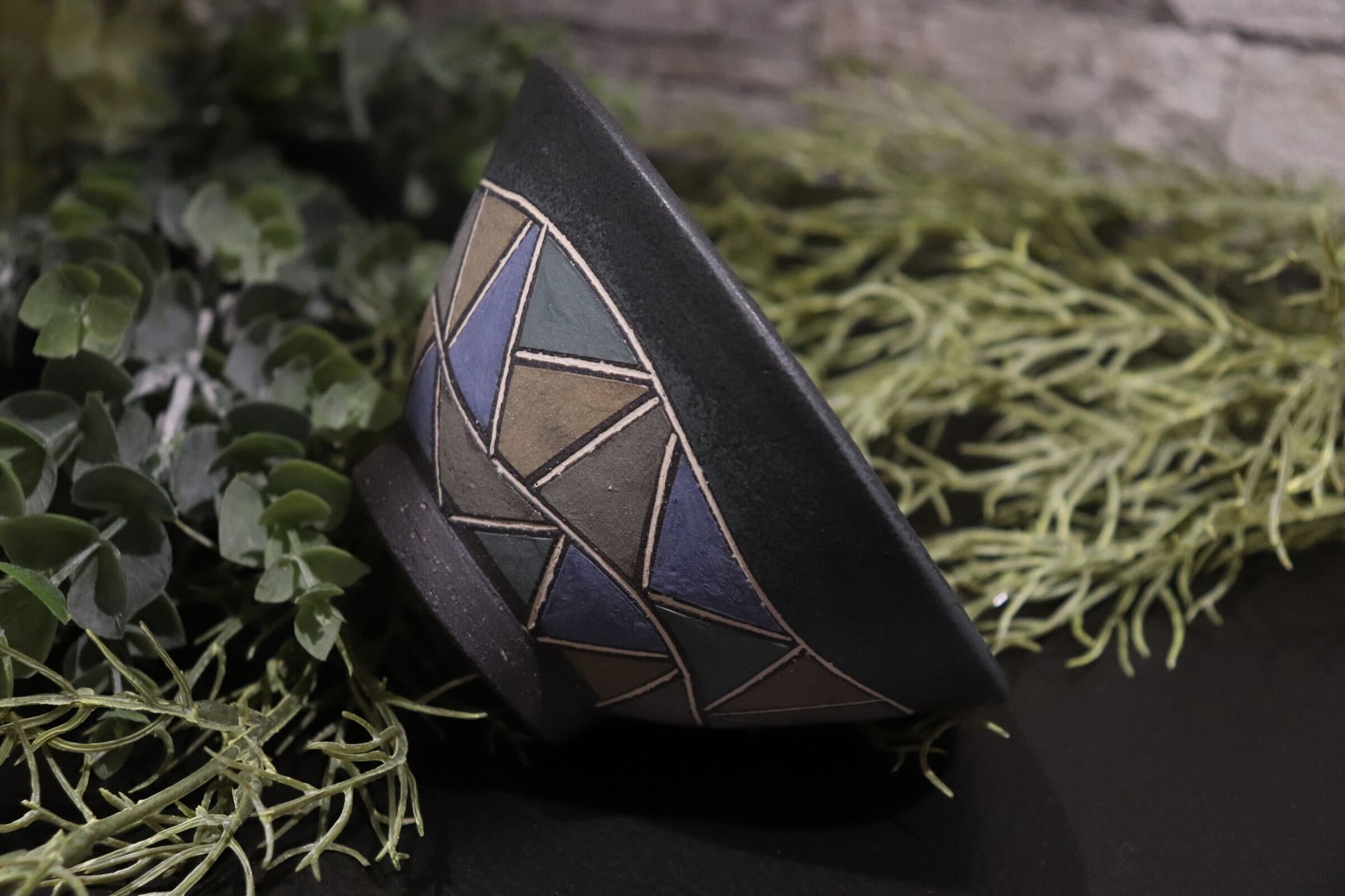 GMIO317○市野悟窯 丹波焼 めしわん 市野哲次 伝統工芸 陶器 未使用