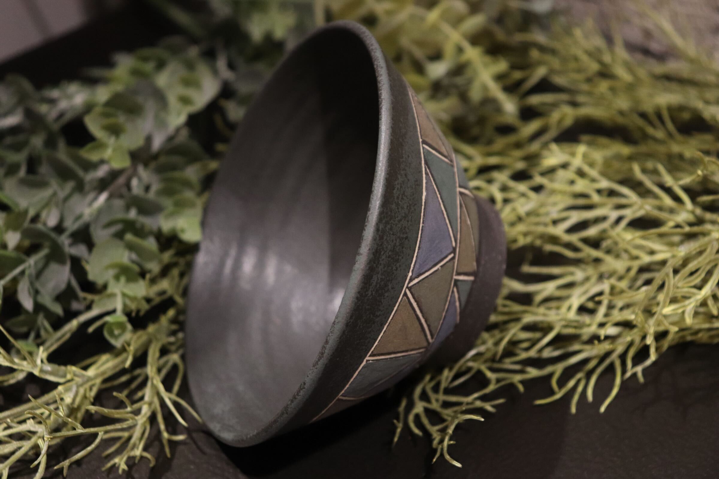 GMIO317○市野悟窯 丹波焼 めしわん 市野哲次 伝統工芸 陶器 未使用