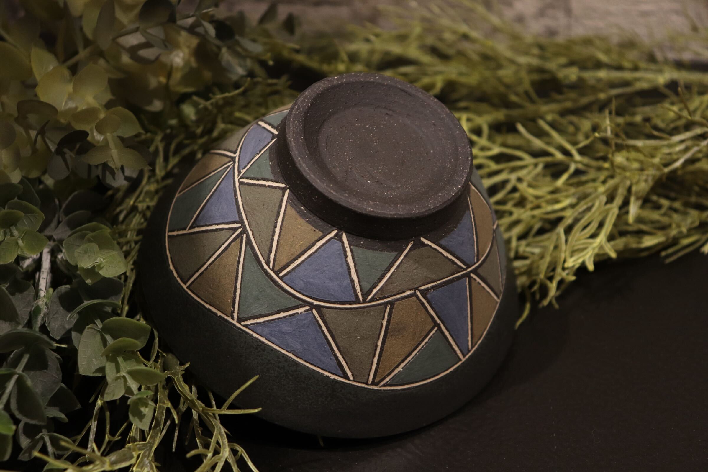 GMIO317○市野悟窯 丹波焼 めしわん 市野哲次 伝統工芸 陶器 未使用