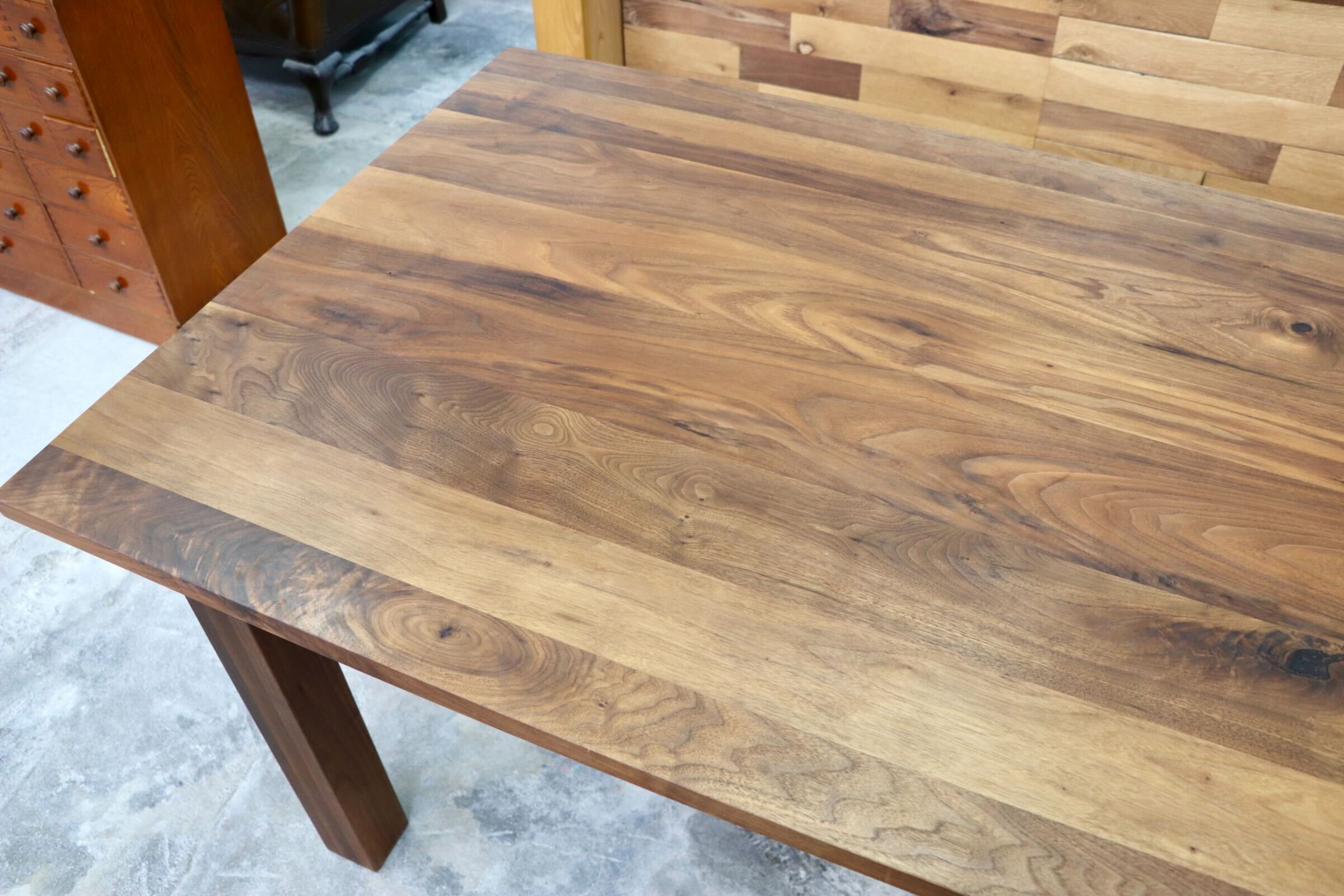 GMHK801○NAGANO INTERIOR / ナガノインテリア ダイニングテーブル ウォールナット 食卓テーブル 作業台 机 テーブル 無垢材 展示品