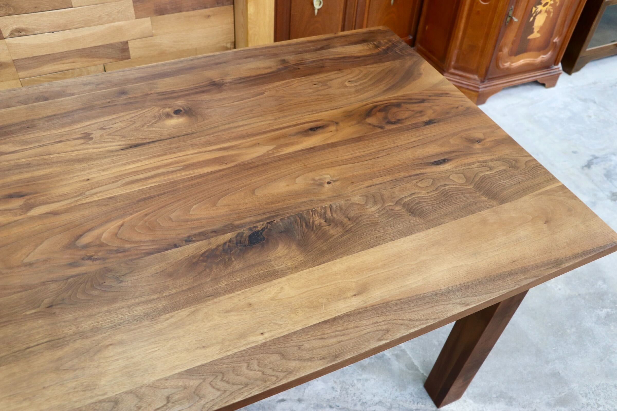 GMHK801○NAGANO INTERIOR / ナガノインテリア ダイニングテーブル ウォールナット 食卓テーブル 作業台 机 テーブル 無垢材 展示品