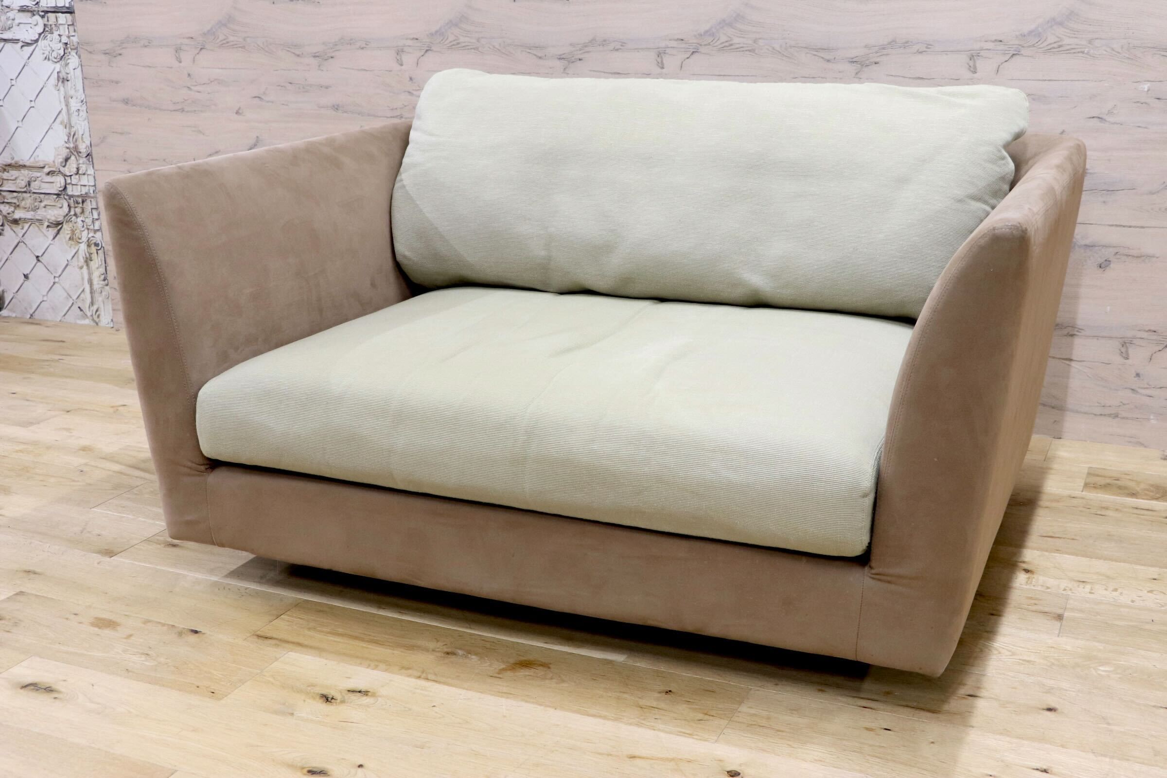 GMHS538○arflex / アルフレックス A SOFA Aソファ 2人掛けソファ ラブソファ ファブリック イタリアモダン 最高級