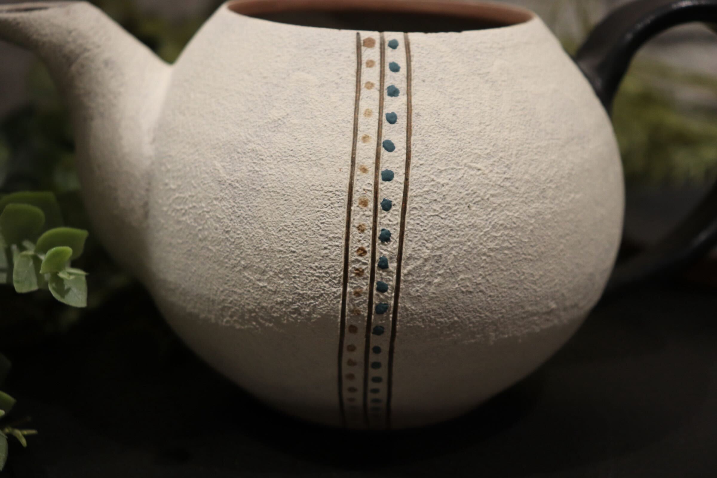 GMIO315○市野悟窯 丹波焼 ティーポット 市野哲次 伝統工芸 丹波篠山 茶器 未使用