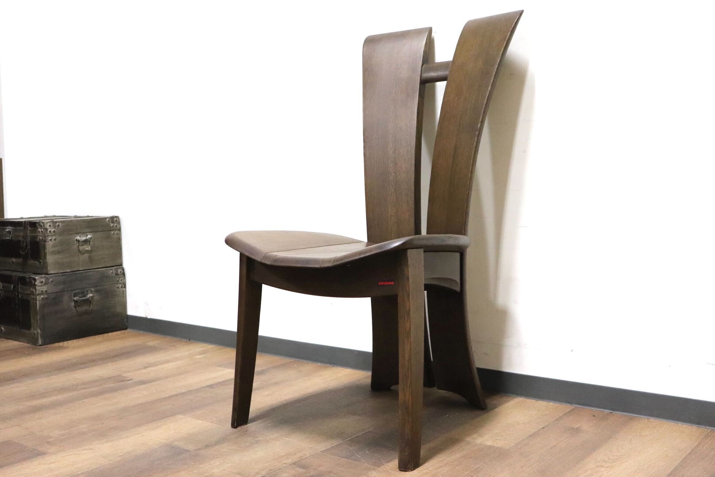 GMHN164A○シラカワ / shirakawa 和蘇 S-860 ダイニングチェア 食卓椅子 アームレスチェア 椅子 楢材 和モダン 飛騨家具 定価約9.1万