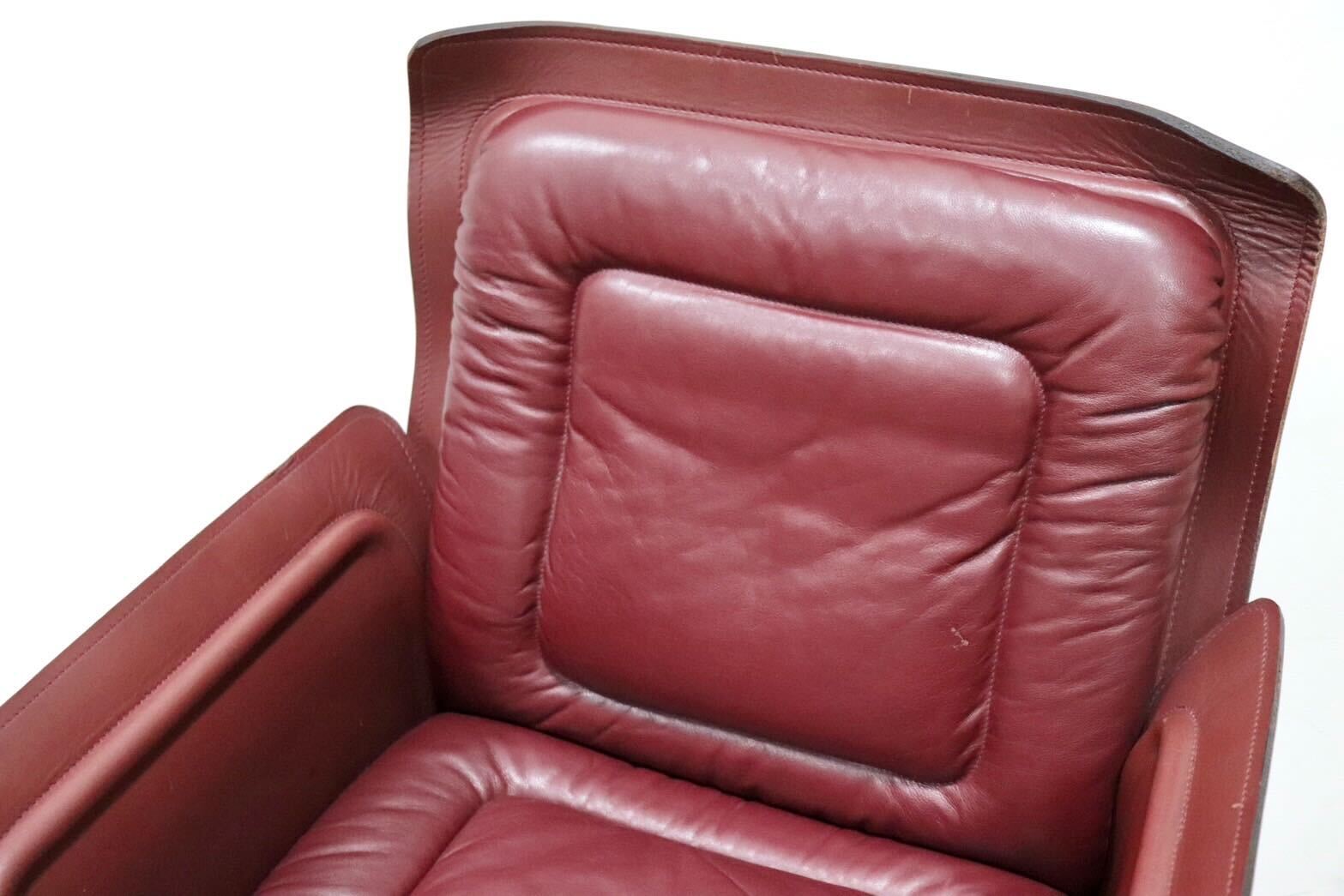 GMGK540G○i4Mariani / クアトロマリアーニ メトーラ イタリア製 ラウンジチェア エグゼクティブチェア 総革 約33万 検)カッシーナ B&B