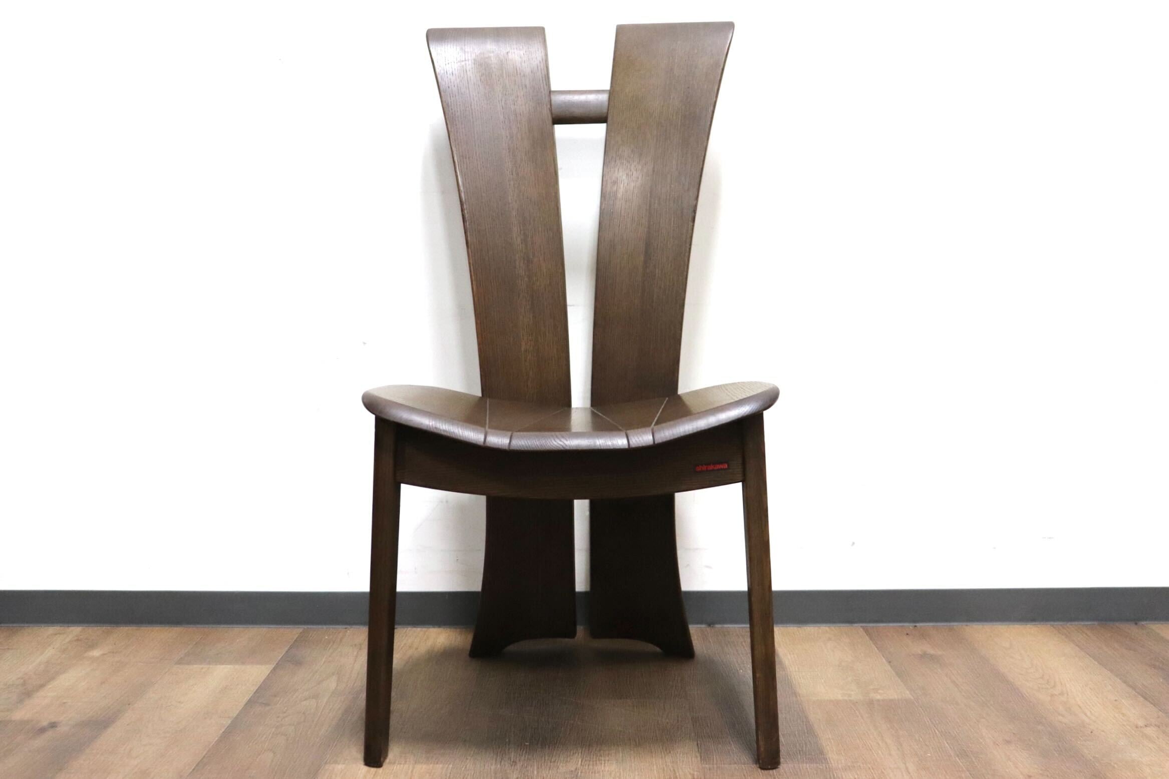 GMHN164A○シラカワ / shirakawa 和蘇 S-860 ダイニングチェア 食卓椅子 アームレスチェア 椅子 楢材 和モダン 飛騨家具 定価約9.1万