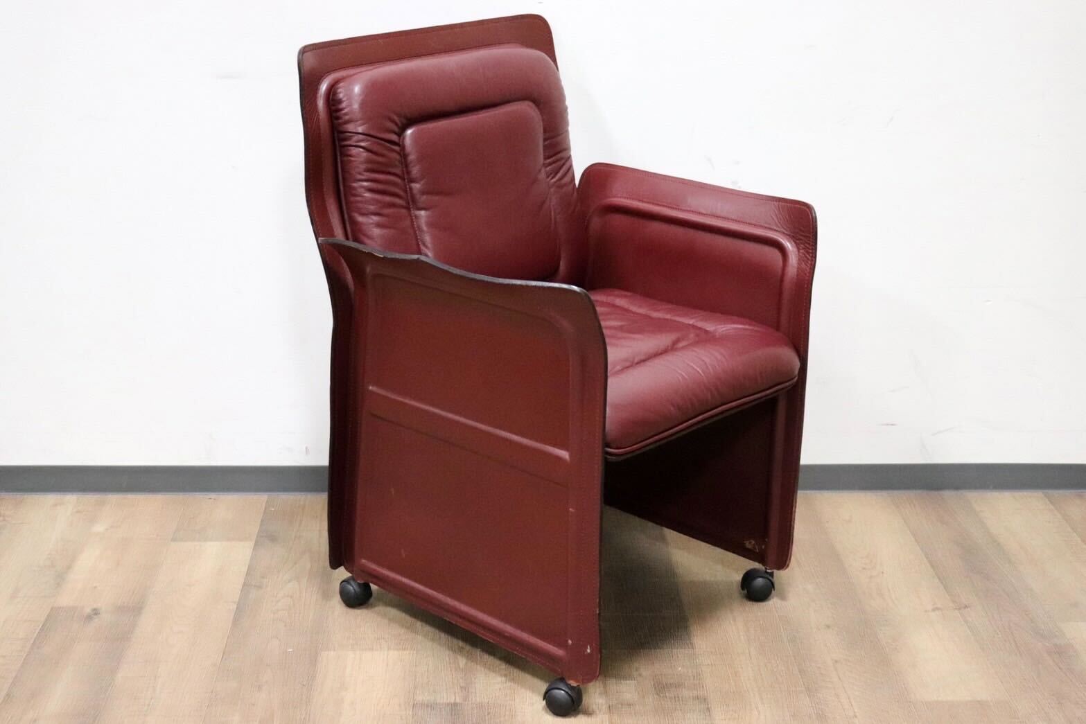 GMGK540H○i4Mariani / クアトロマリアーニ メトーラ イタリア製 ラウンジチェア エグゼクティブチェア 総革 約33万 検)カッシーナ B&B