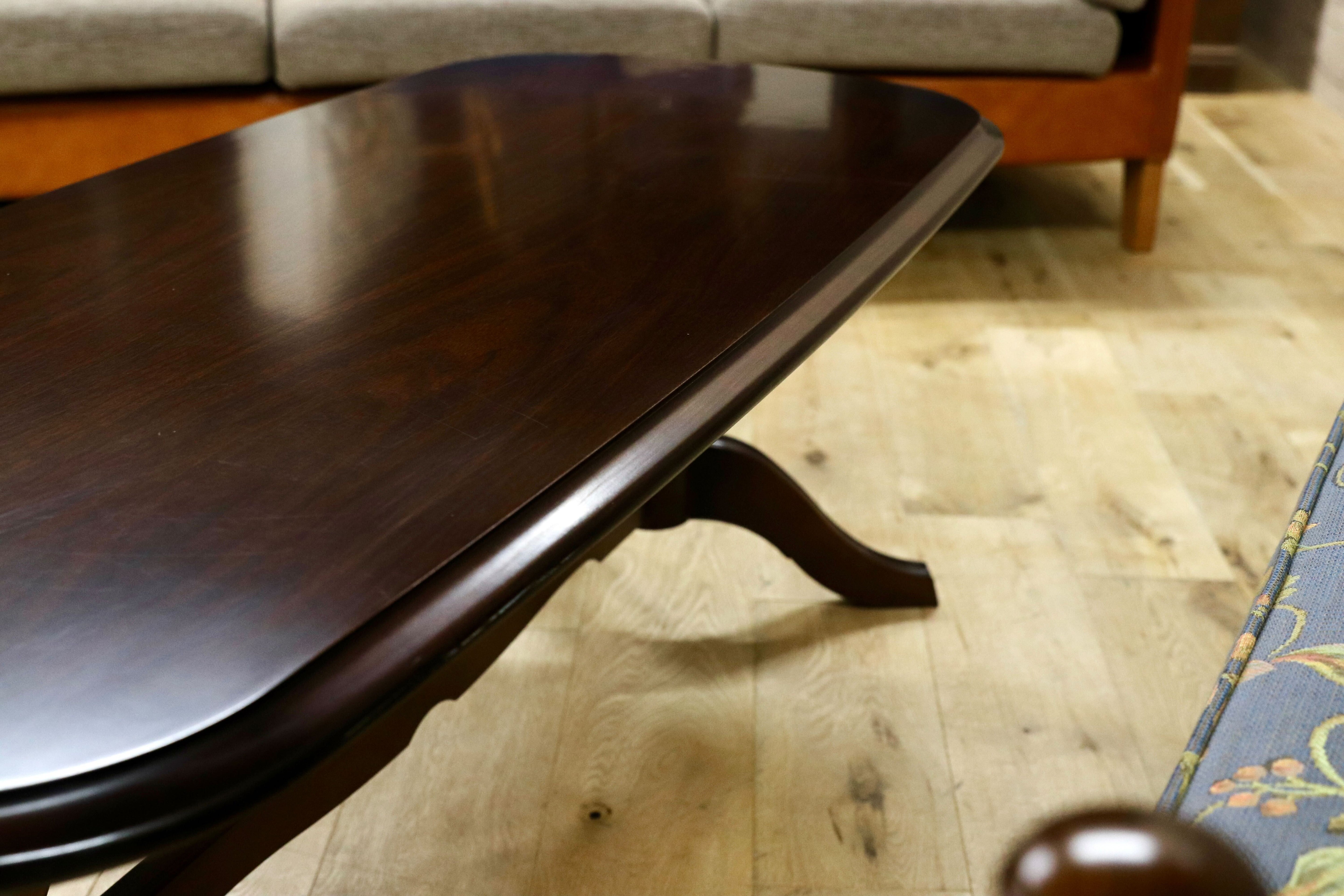 GMHS231○karimoku / カリモク コロニアル センターテーブル リビングテーブル 応接 机 クラシック レトロ 木製 国産家具 定価約8.2万