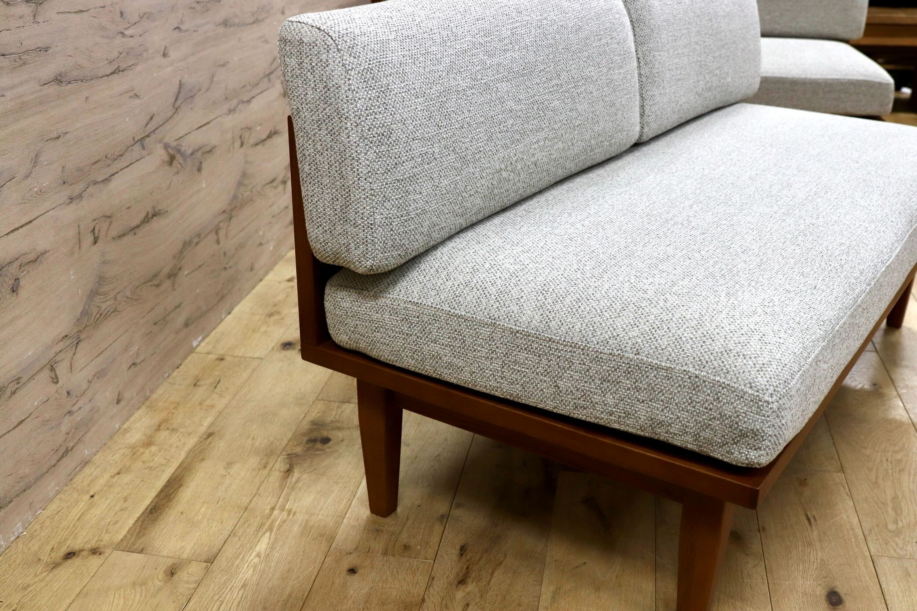 GMIS424A○unico / ウニコ WICK ウィック 2人掛けソファ ラブソファ ベンチソファ リビングソファ 約7万