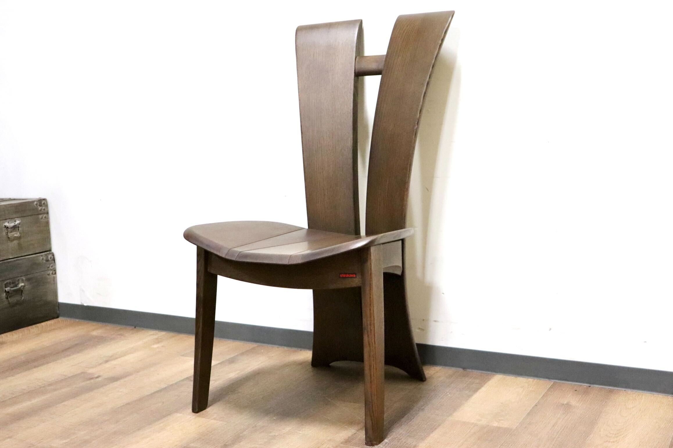 GMHN164B○シラカワ / shirakawa 和蘇 S-860 ダイニングチェア 食卓椅子 アームレスチェア 椅子 楢材 和モダン 飛騨家具 定価約9.1万