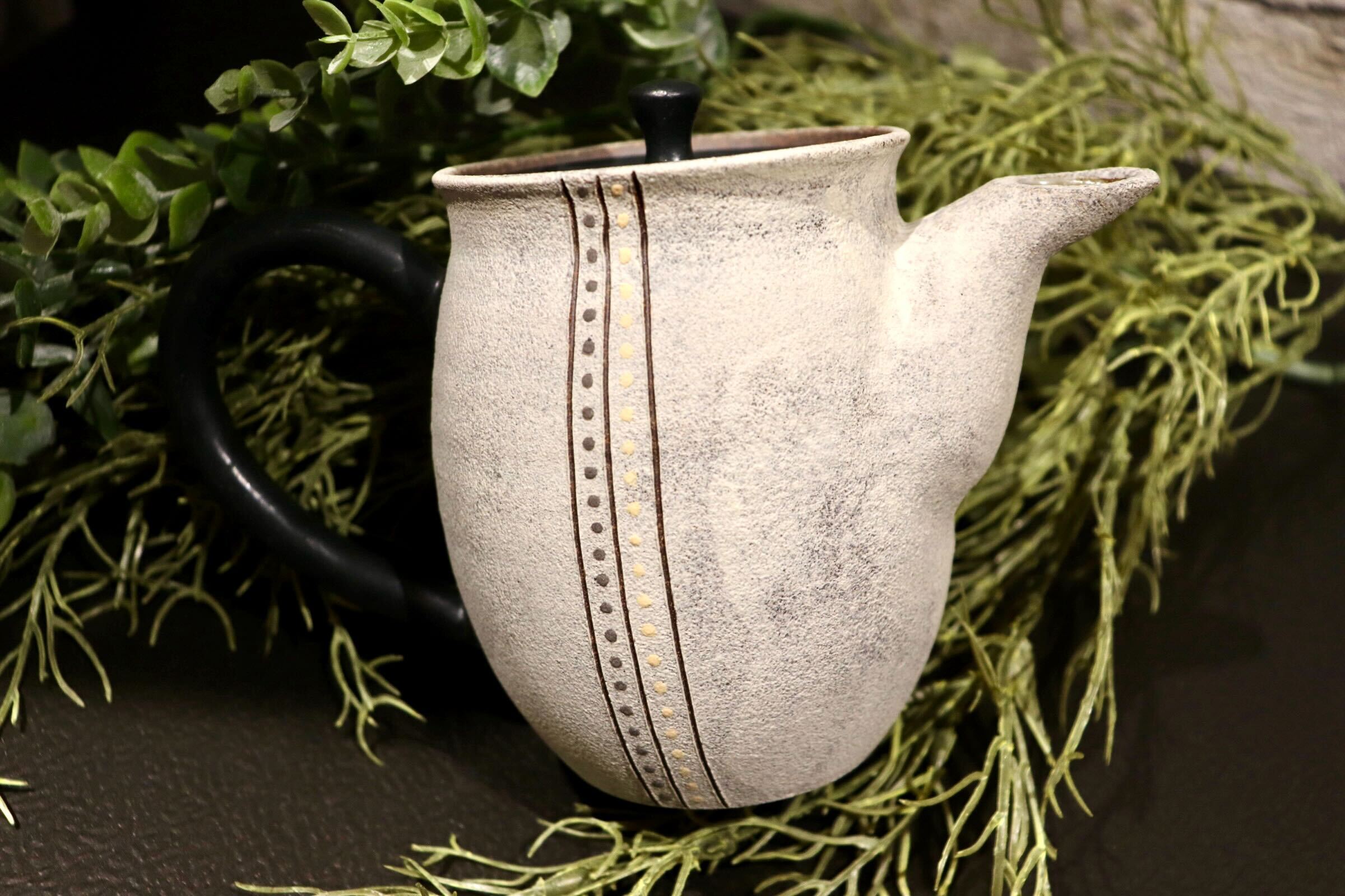 GMIO268◯市野悟窯 丹波焼 ティーポット 伝統工芸 丹波篠山 未使用