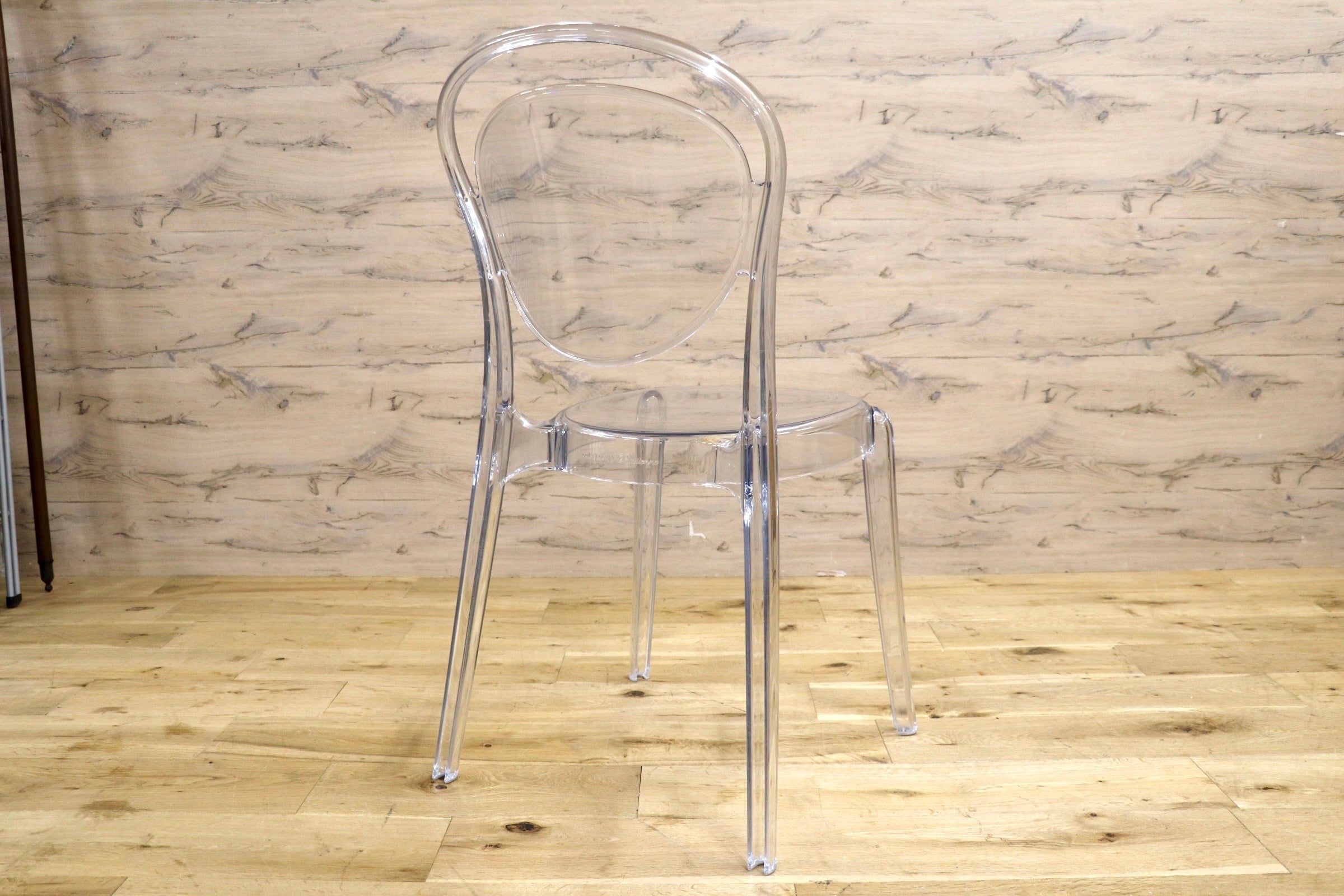 GMJH267C○Calligaris / カリガリス Parisienne パリジェンヌ イタリア製 クリアチェア スケルトンチェア ガーデンチェア モダン